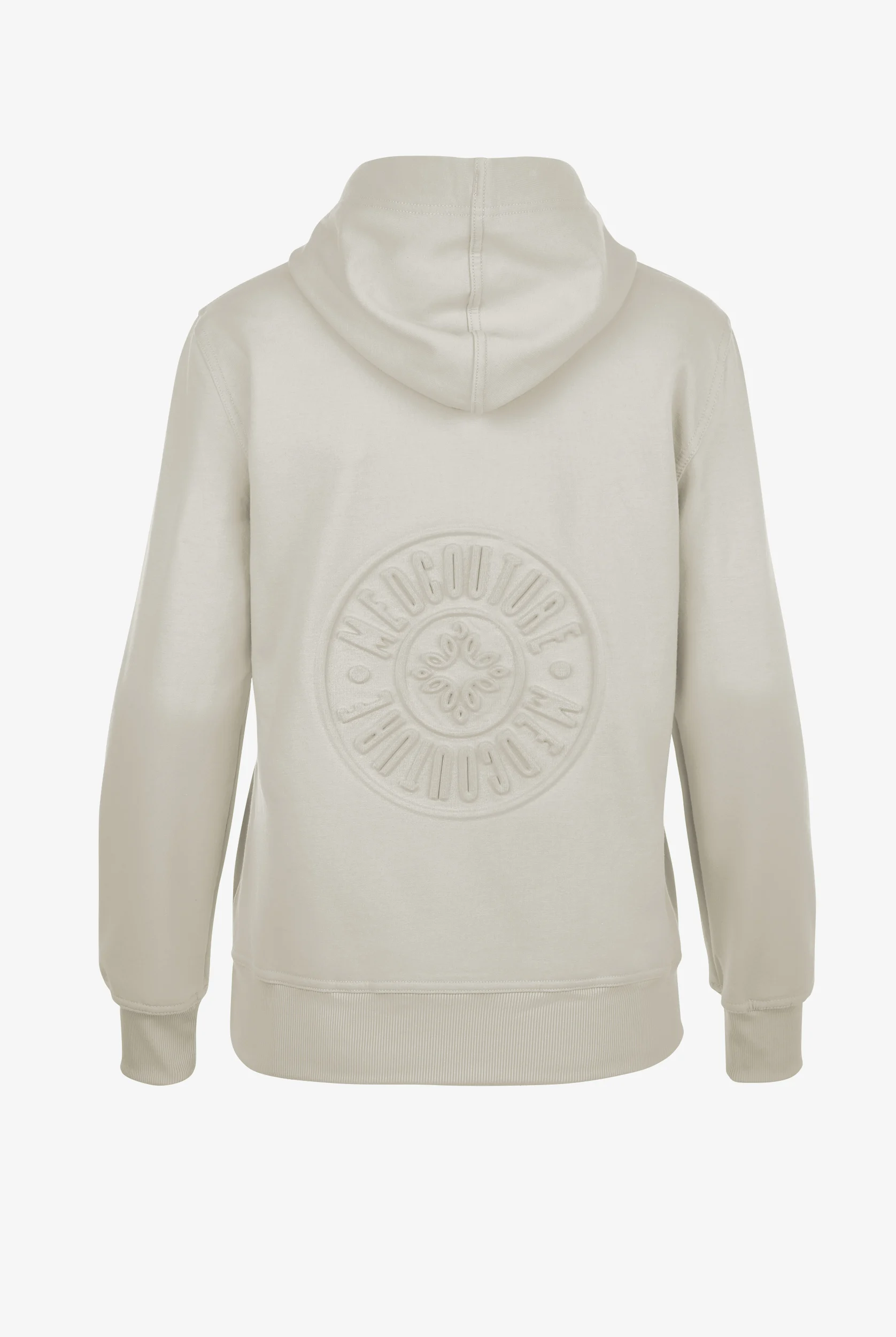 Med Couture Amp Women's 2-Pocket STRETCH Knit Embossed Logo Zip Hoodie Scrub Jacket