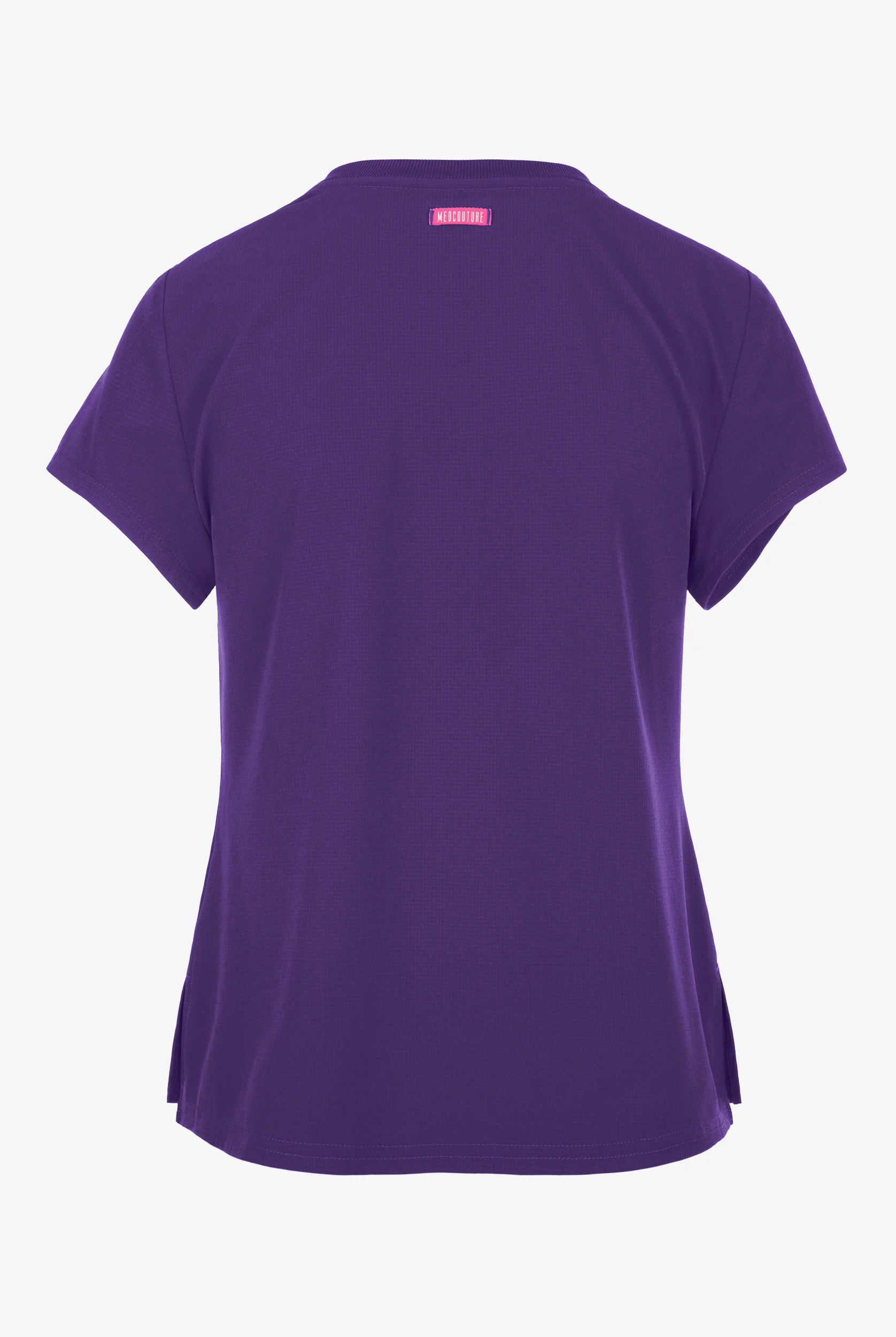 Med Couture Amp Women's 1-Pocket STRETCH Tuck In V-Neck Scrub Top