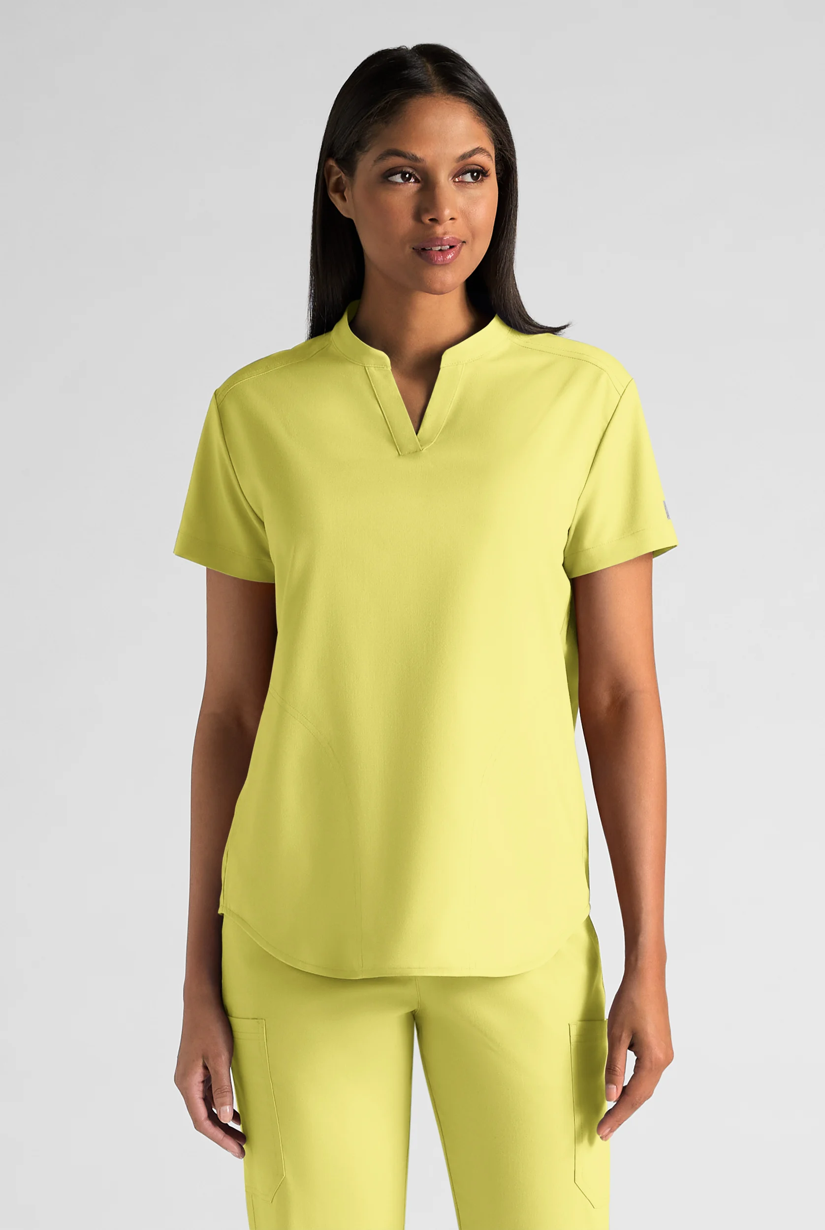 Butter-Soft STRETCH FLXTEK+ Women's 2-Pocket Oversized Henley Scrub Top