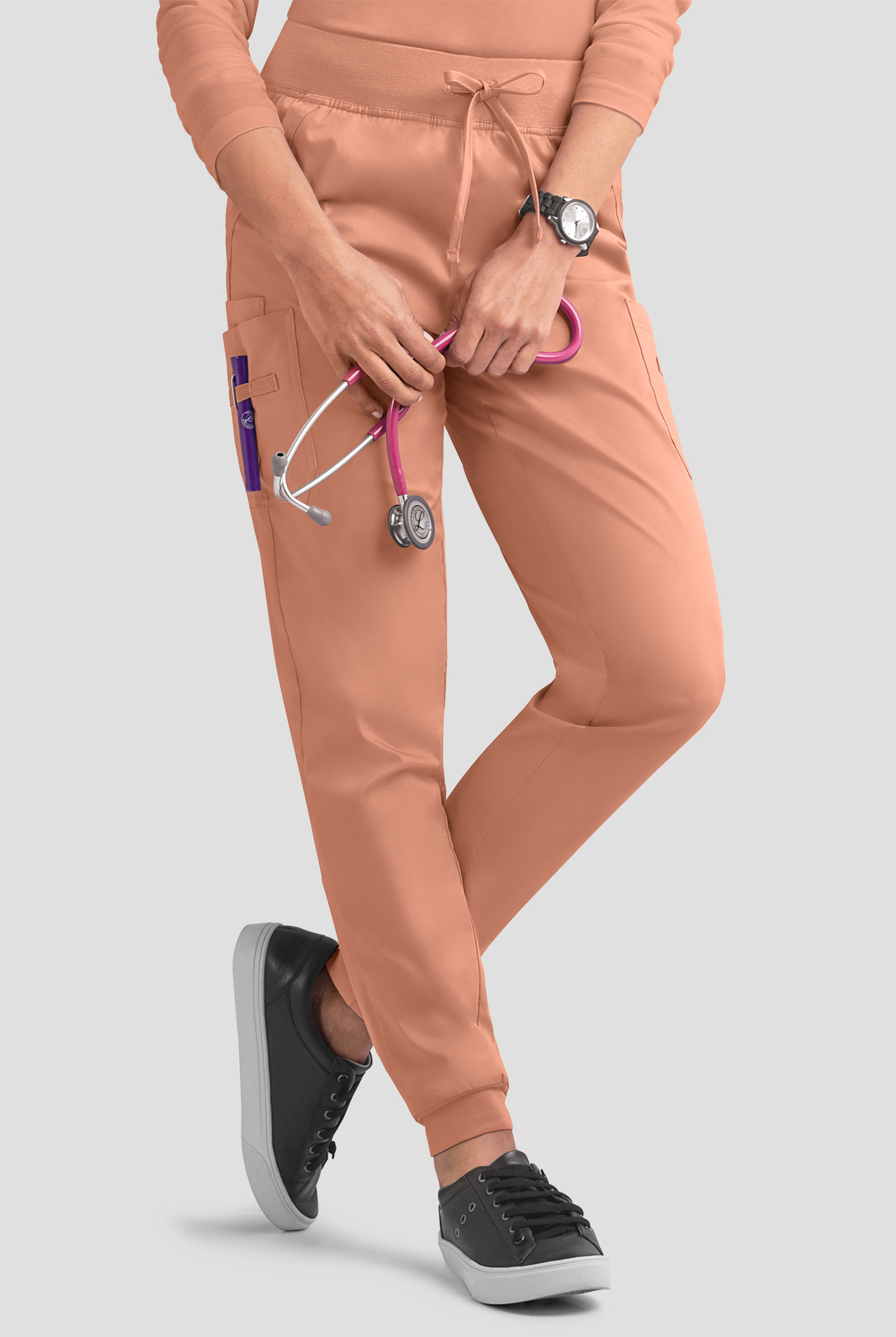 Butter-Soft STRETCH Women's 5-Pocket Cargo Jogger Scrub Pants