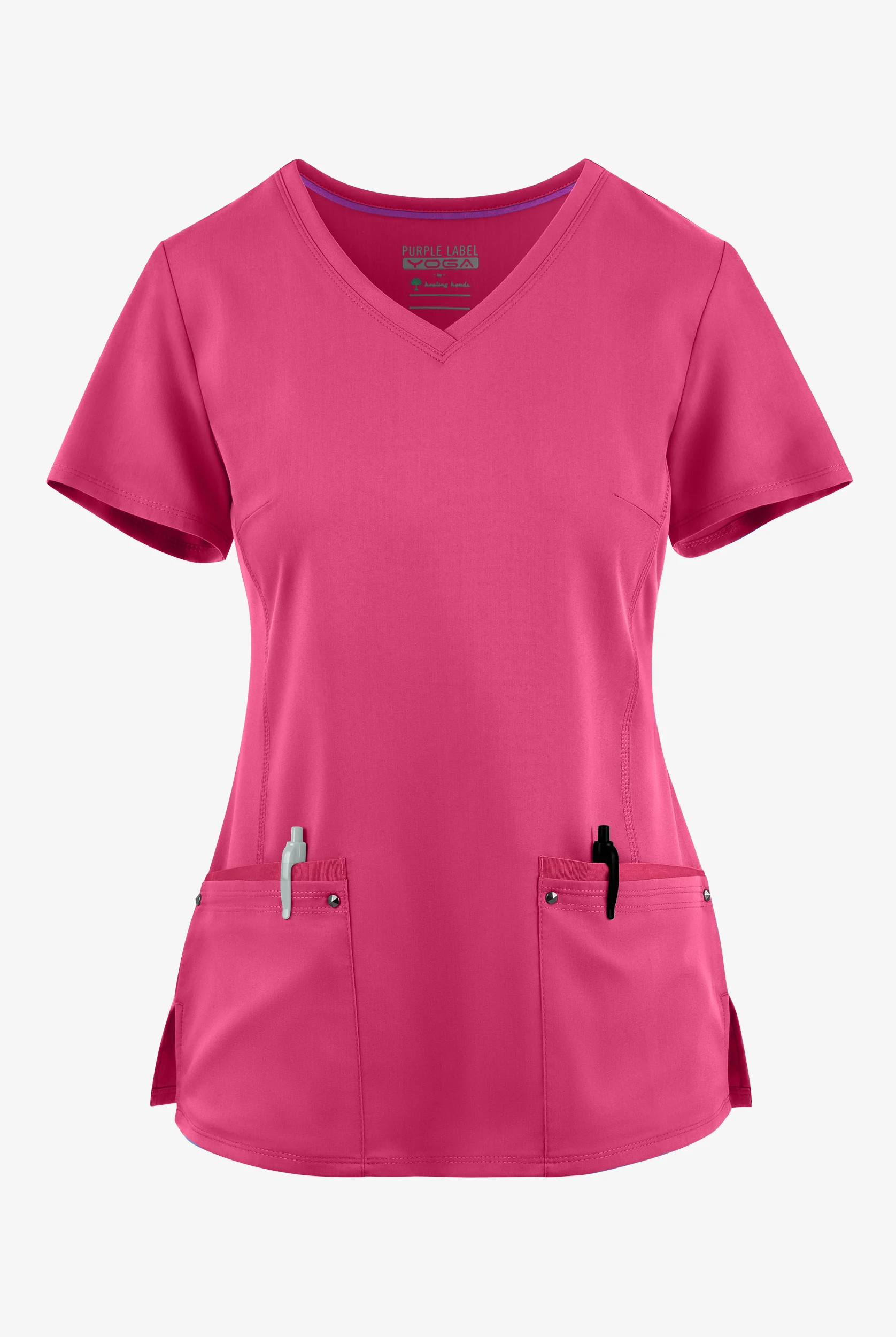 Healing Hands Purple Label Juliet Women's 2-Pocket STRETCH Princess Seam Scrub Top