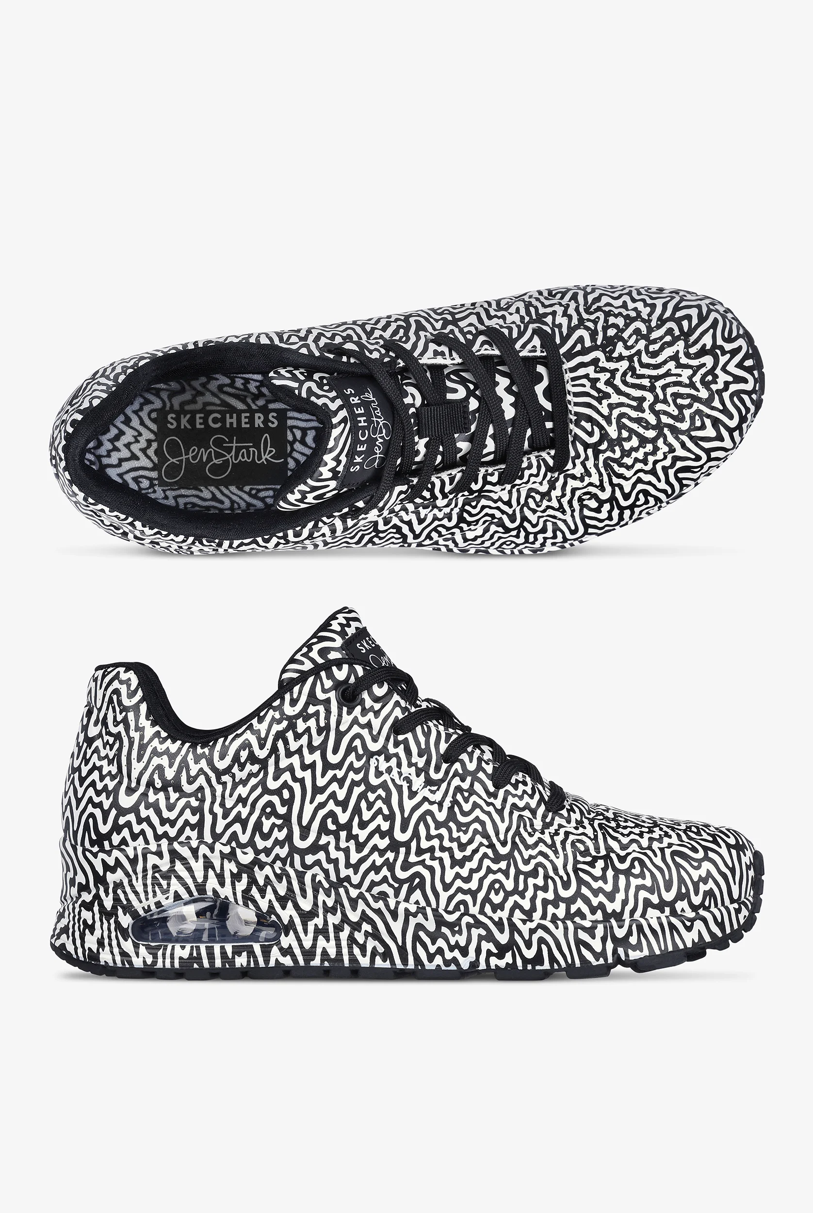 Skechers Street Jen Stark: Uno Infinite Drip Athletic Lace Up Nursing Shoes