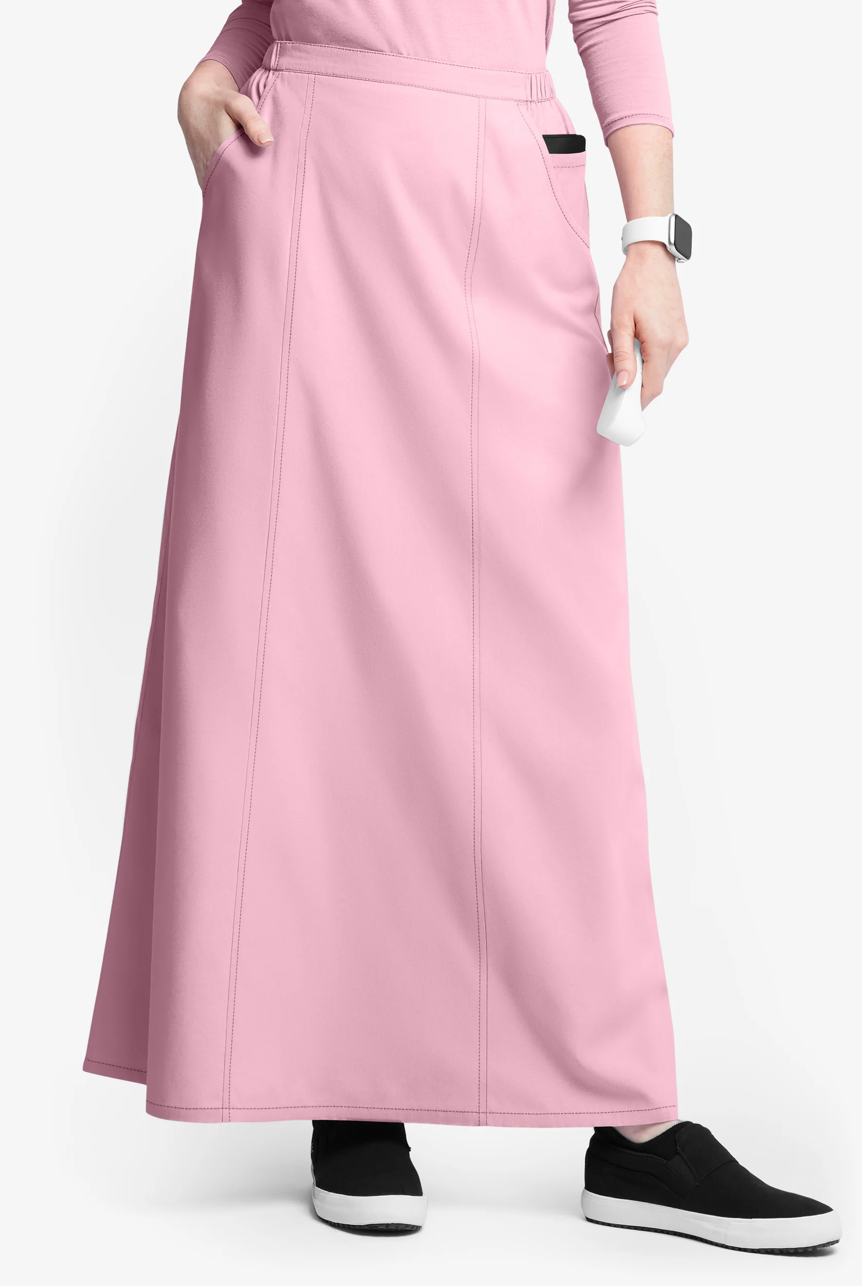 Butter-Soft Originals Women's 4-Pocket Gored Ankle-length Skirt