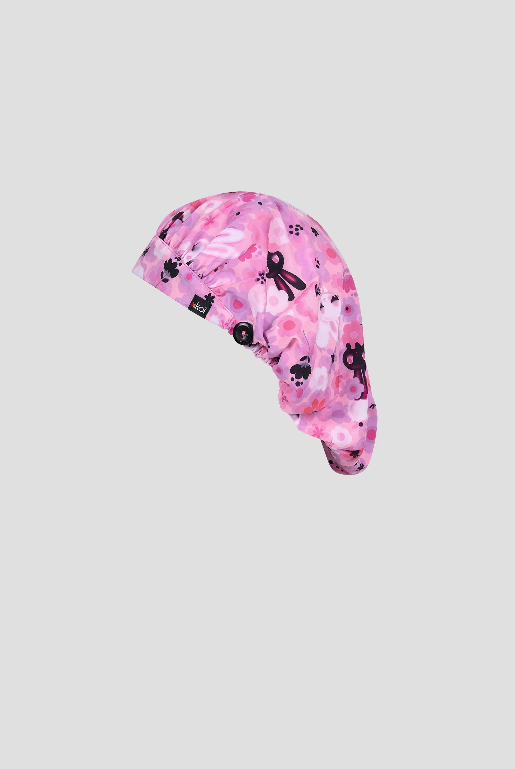 Koi Lite Fluff Bunnies Scrub Hat