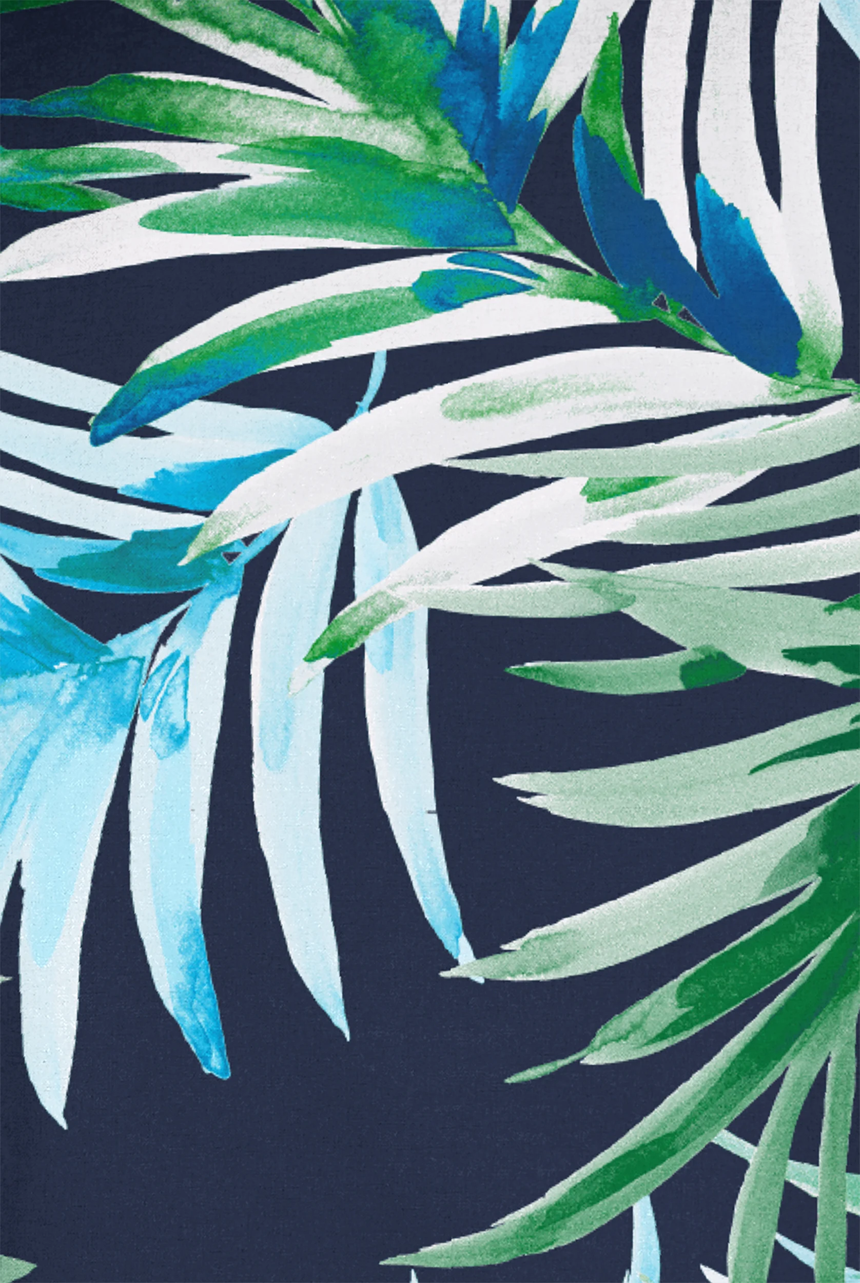 Easy STRETCH Flower Splash Navy Women's 4-Pocket Lace Up V-Neck Print Scrub Top