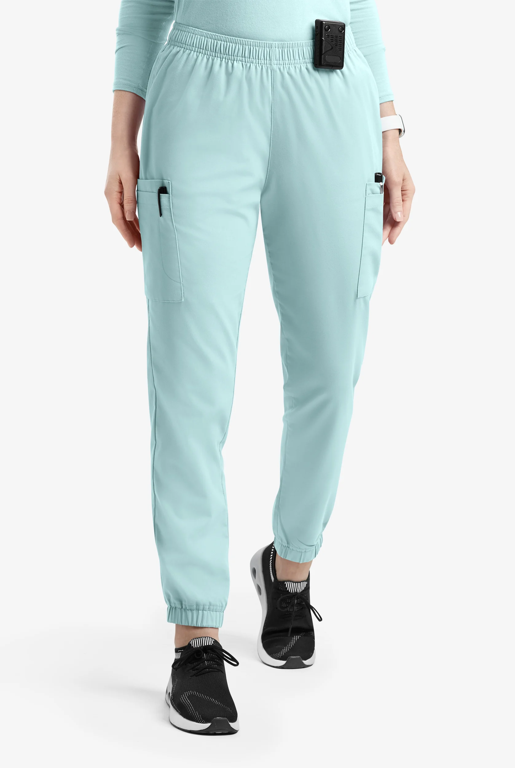 Butter-Soft Originals Women's 7-Pocket Tapered Jogger Cargo Scrub Pants