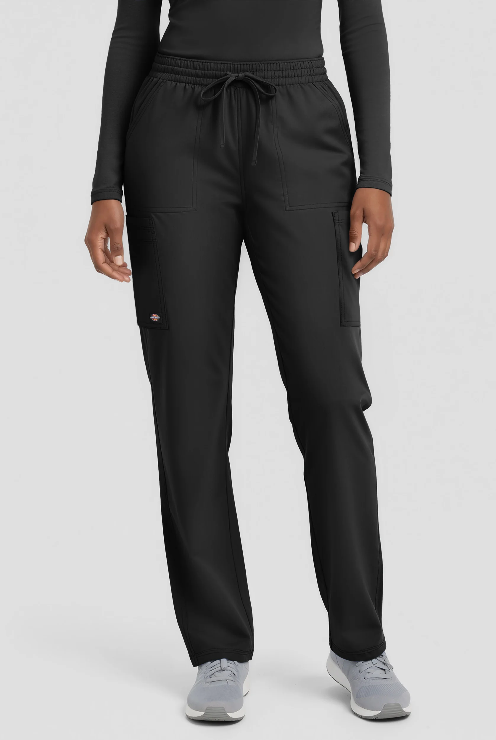Dickies Forge Women's 6-Pocket Straight Leg Cargo Scrub Pants - Petite