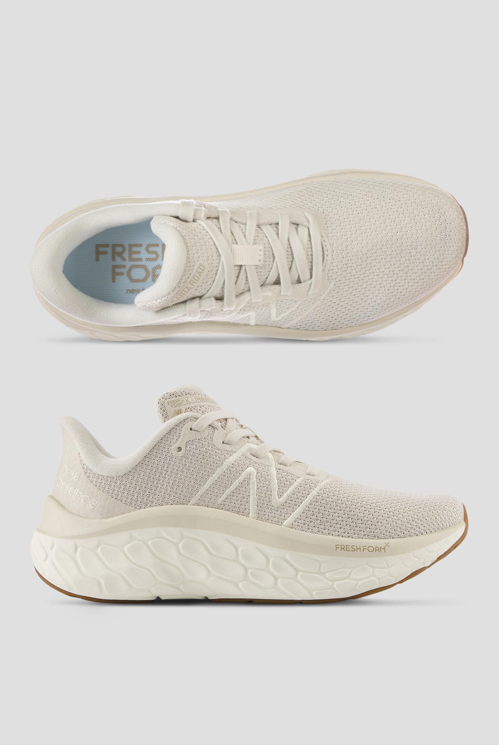 New Balance Women's FRESH FOAM X Kaiha Road Linen Athletic Lace Up Shoes