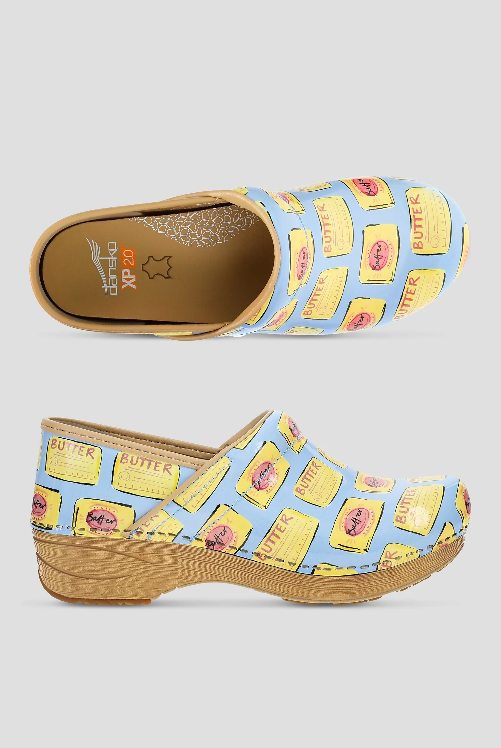 Dansko Women's XP 2.0 Slip Resistant Butter Patent Clog