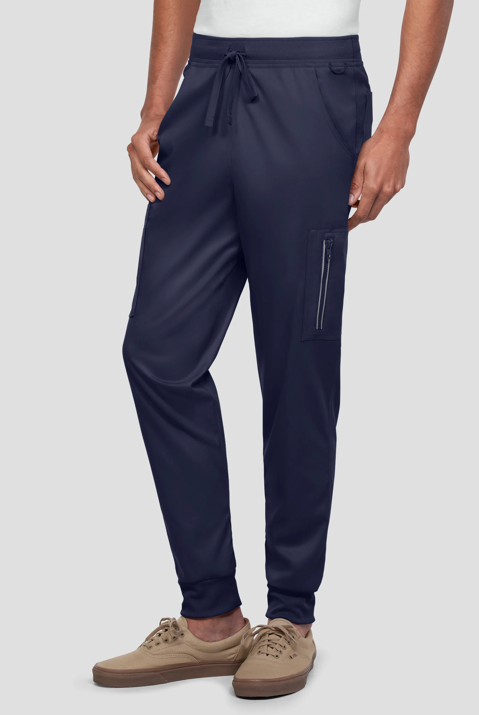 Pantalón médico Strictly Scrubs Active STRETCH estilo jogger con cintura de punto tejido para hombre