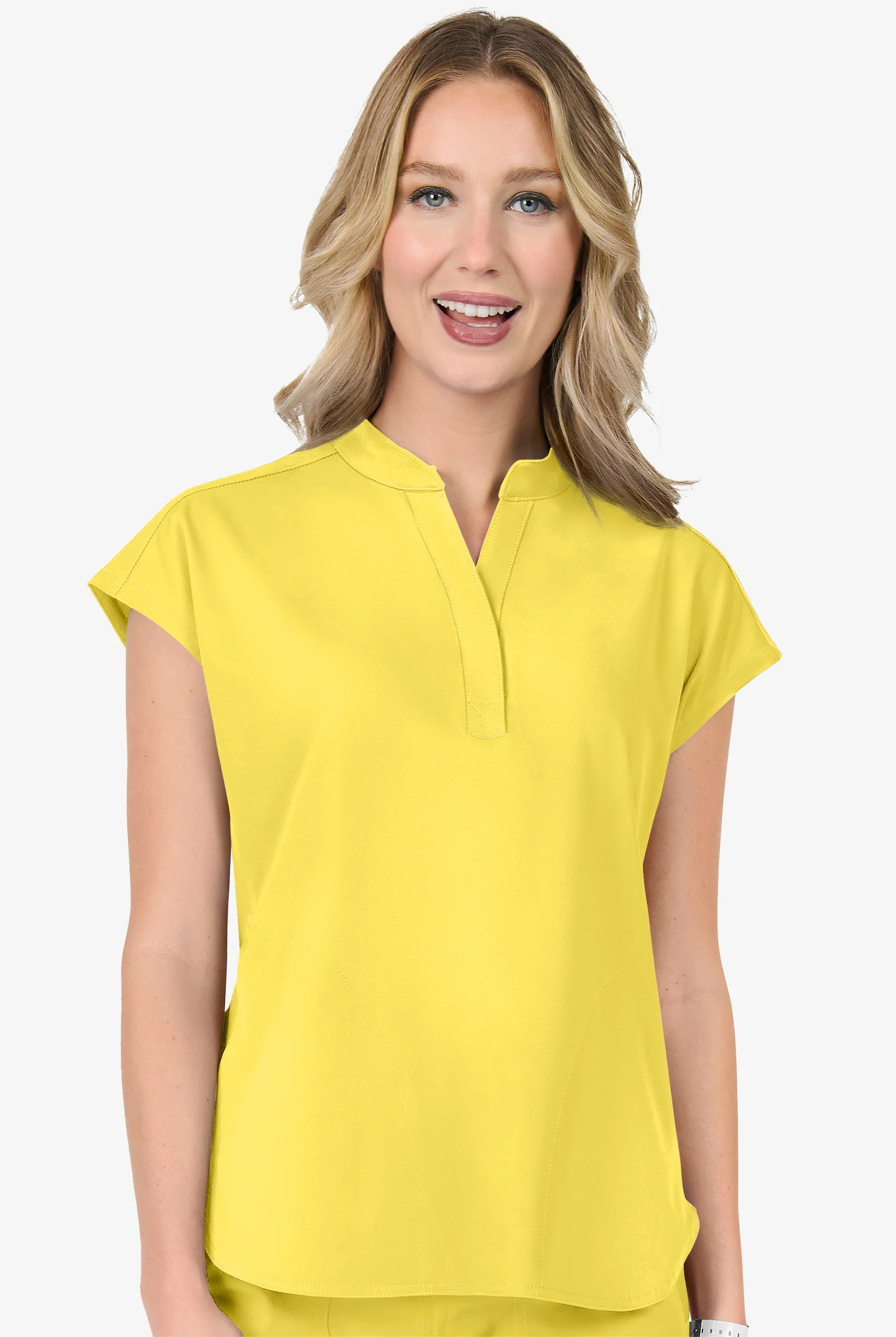 Zavate Ava Therese Sorbet Delights Piper Women's 2-Pocket STRETCH Dolman Sleeve Scrub Top