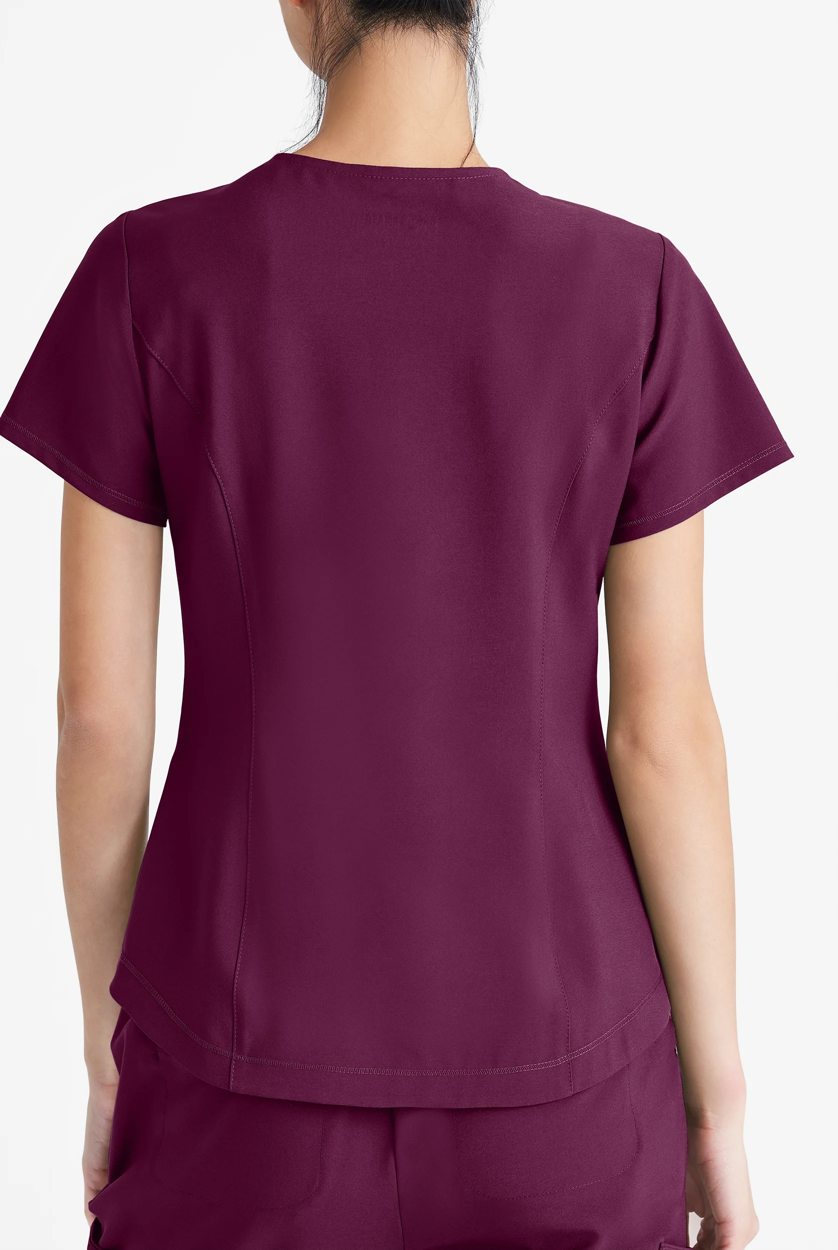 Blusa m&eacute;dica Grey's Anatomy by Barco Evolve STRETCH Rhythm con cuello en V y 2 bolsillos para mujer