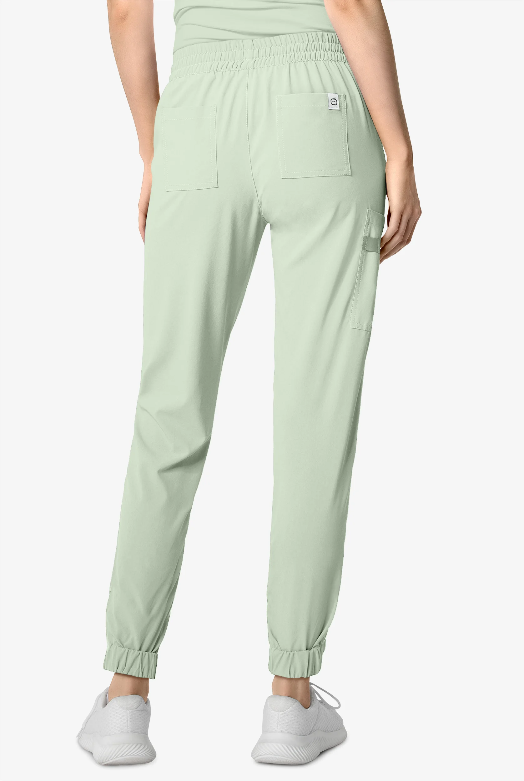 Pantal&oacute;n m&eacute;dico WonderWink Renew petite estilo cargo jogger con 7 bolsillos para mujer