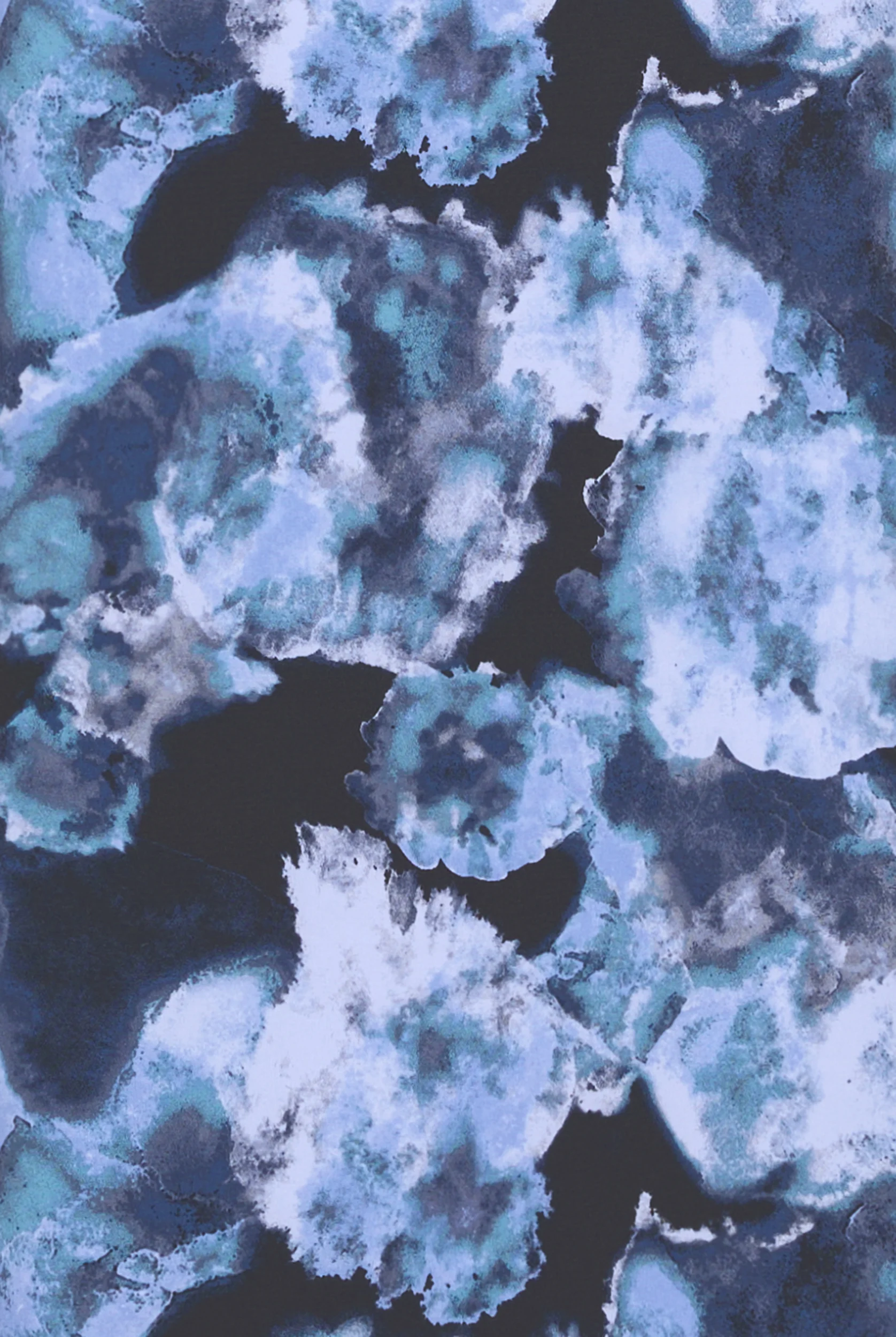 Cherokee Ice Cold Unisex 4-Pocket STRETCH V-Neck Print Scrub Top