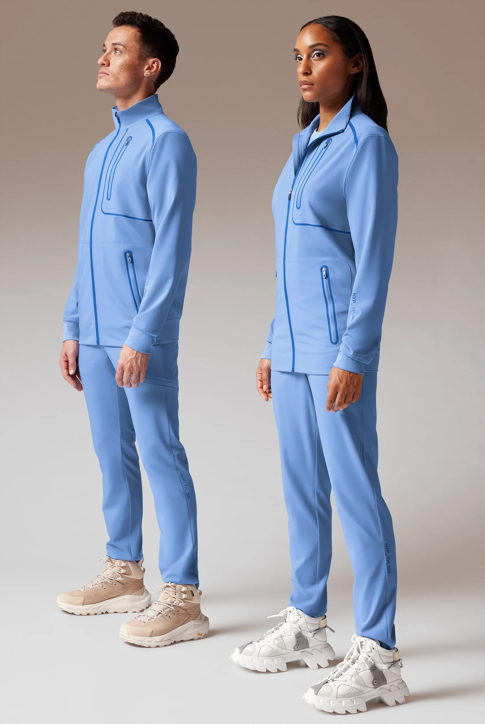Hypothesis F-Zip Unisex Zip Front Scrub Jacket