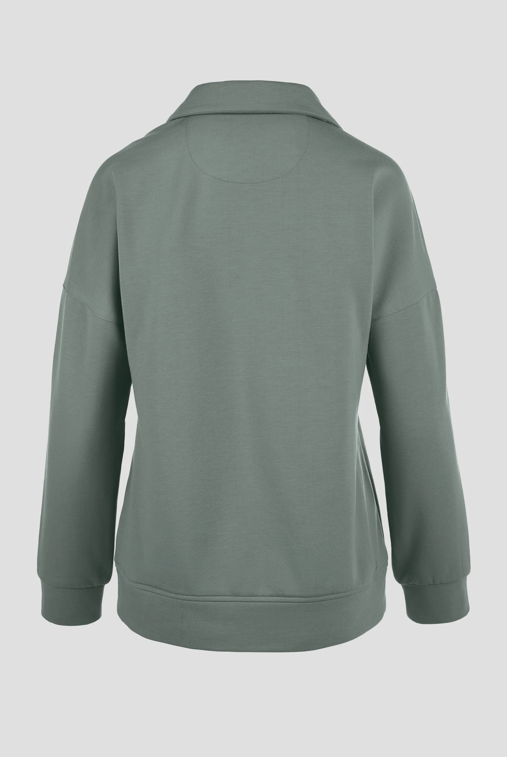 Wink Unwind Women's STRETCH Relaxed Pullover Fleece Polo Scrub Top