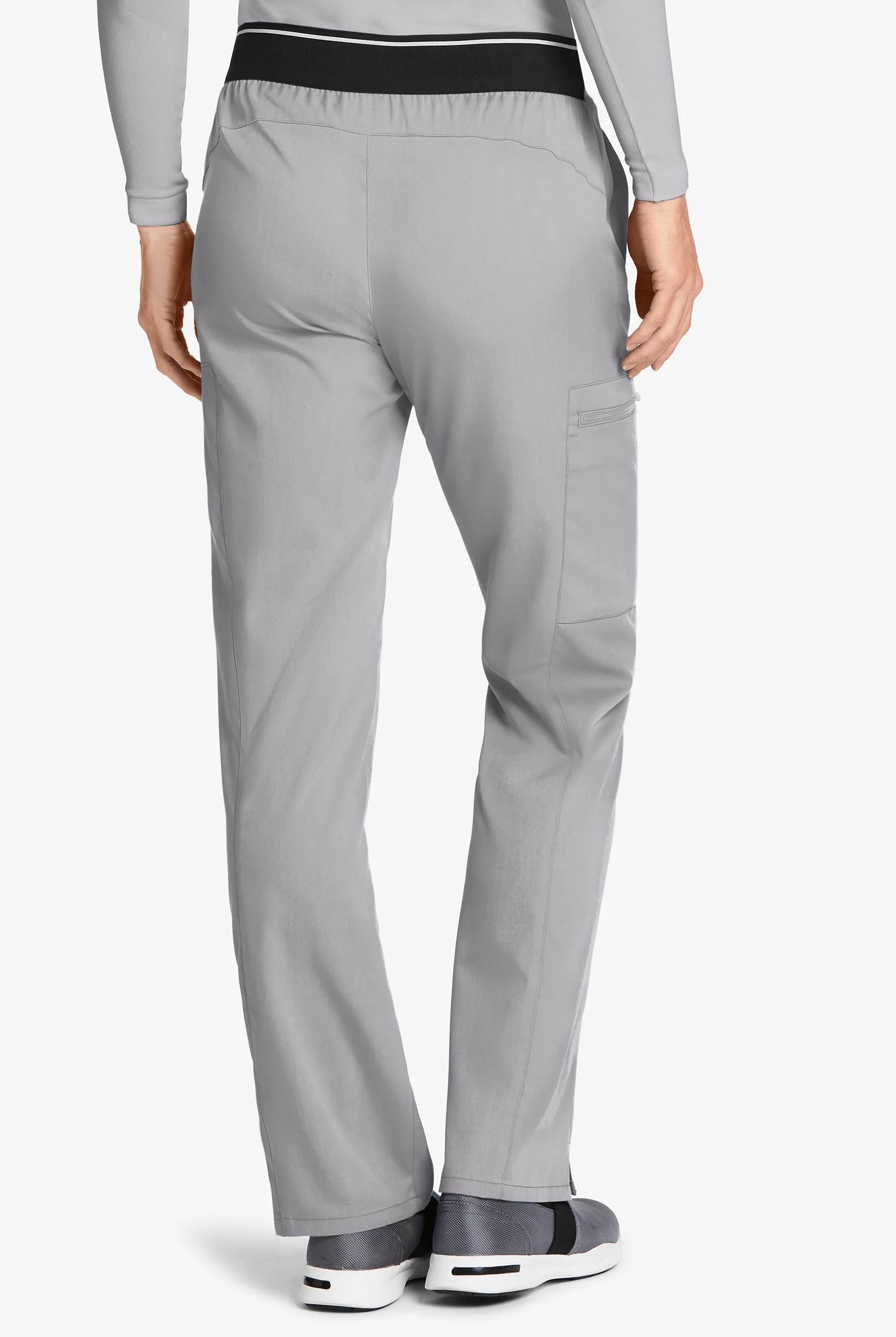 Grey's Anatomy by Barco Spandex STRETCH Kim Women's 3-Pocket Cargo Scrub Pants - Petite