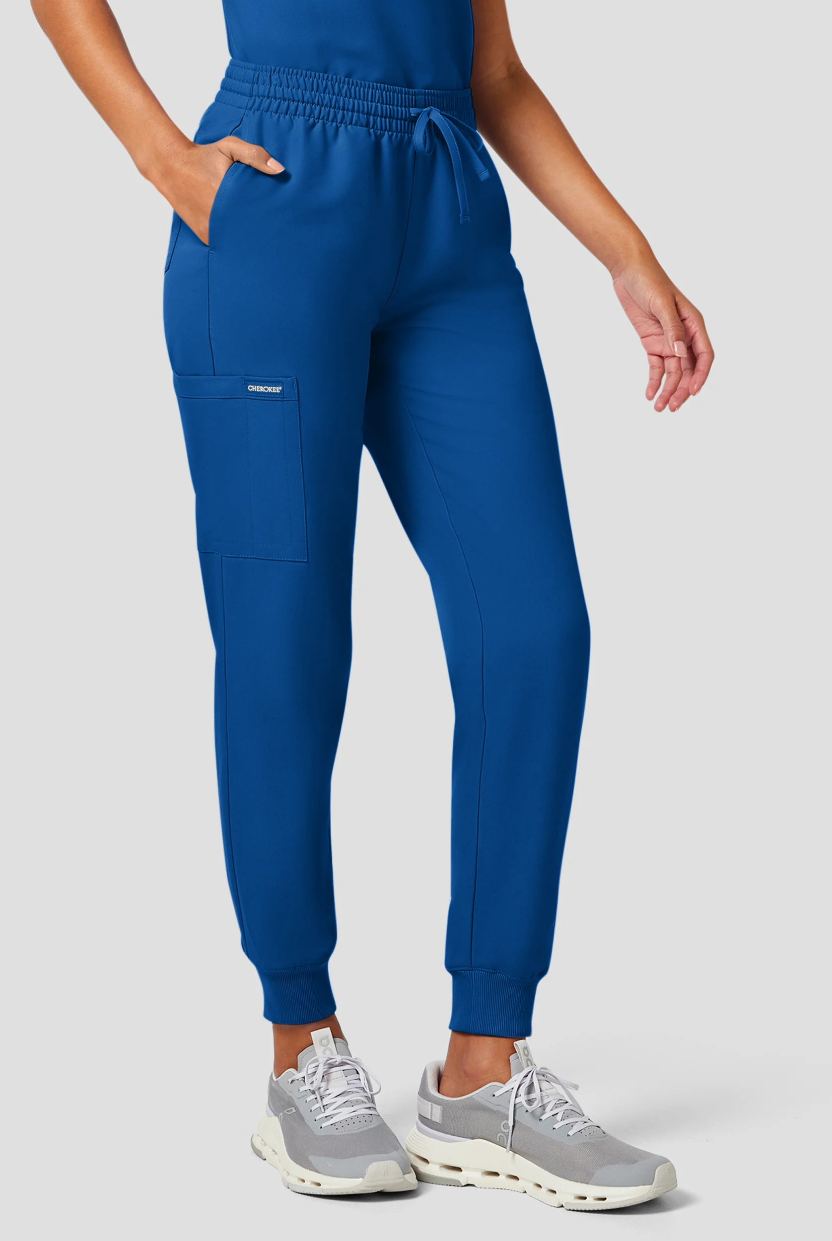 Cherokee Workwear Originals Ultra Women's 5-Pocket Drawstring Jogger Scrub Pants