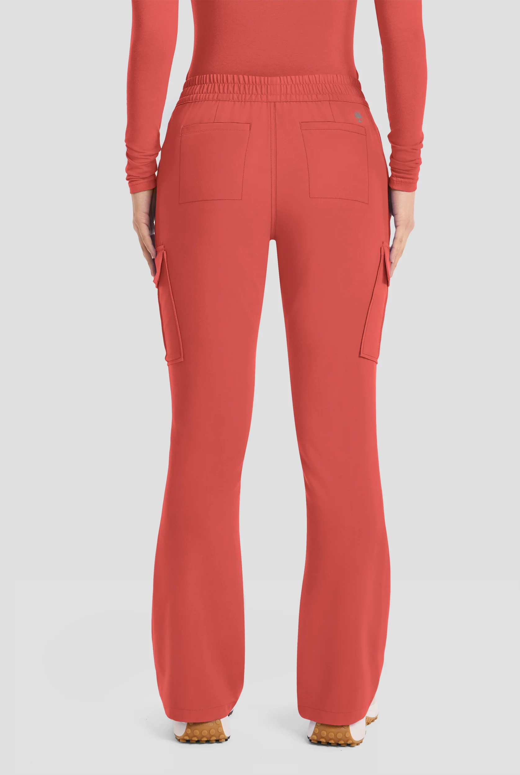 Healing Hands Quest Blair Women's 6-Pocket STRETCH Flare Leg Drawstring Cargo Scrub Pants