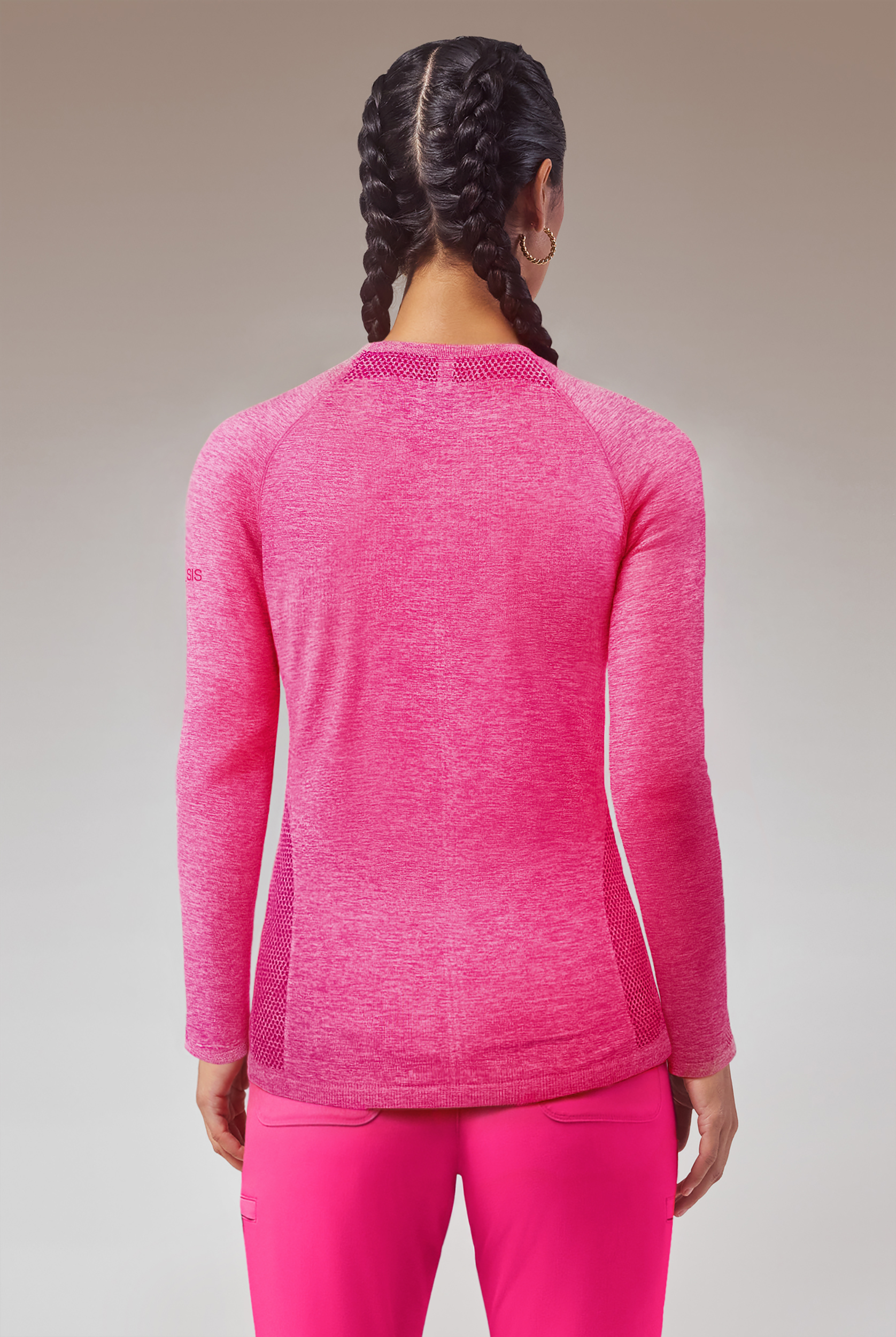 Hypothesis Inner K Contour Women's Long Sleeve Crew Neck Knit Underscrub