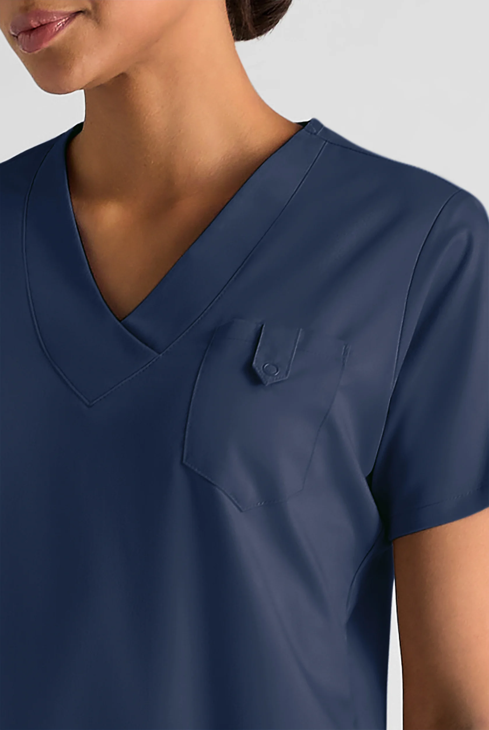Butter-Soft STRETCH Women's 6-Pocket V-Neck Scrub Top