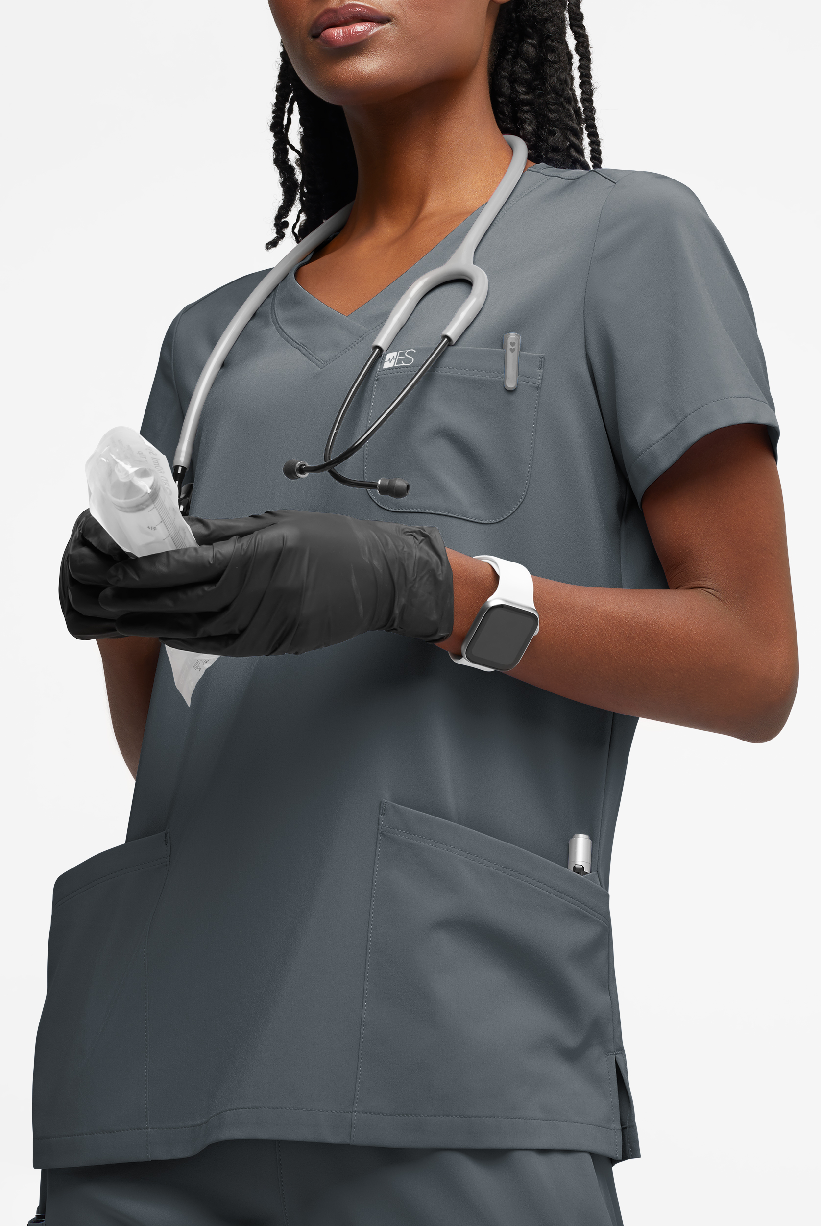 Easy STRETCH Tessa Women's 5-Pocket V-Neck Scrub Top