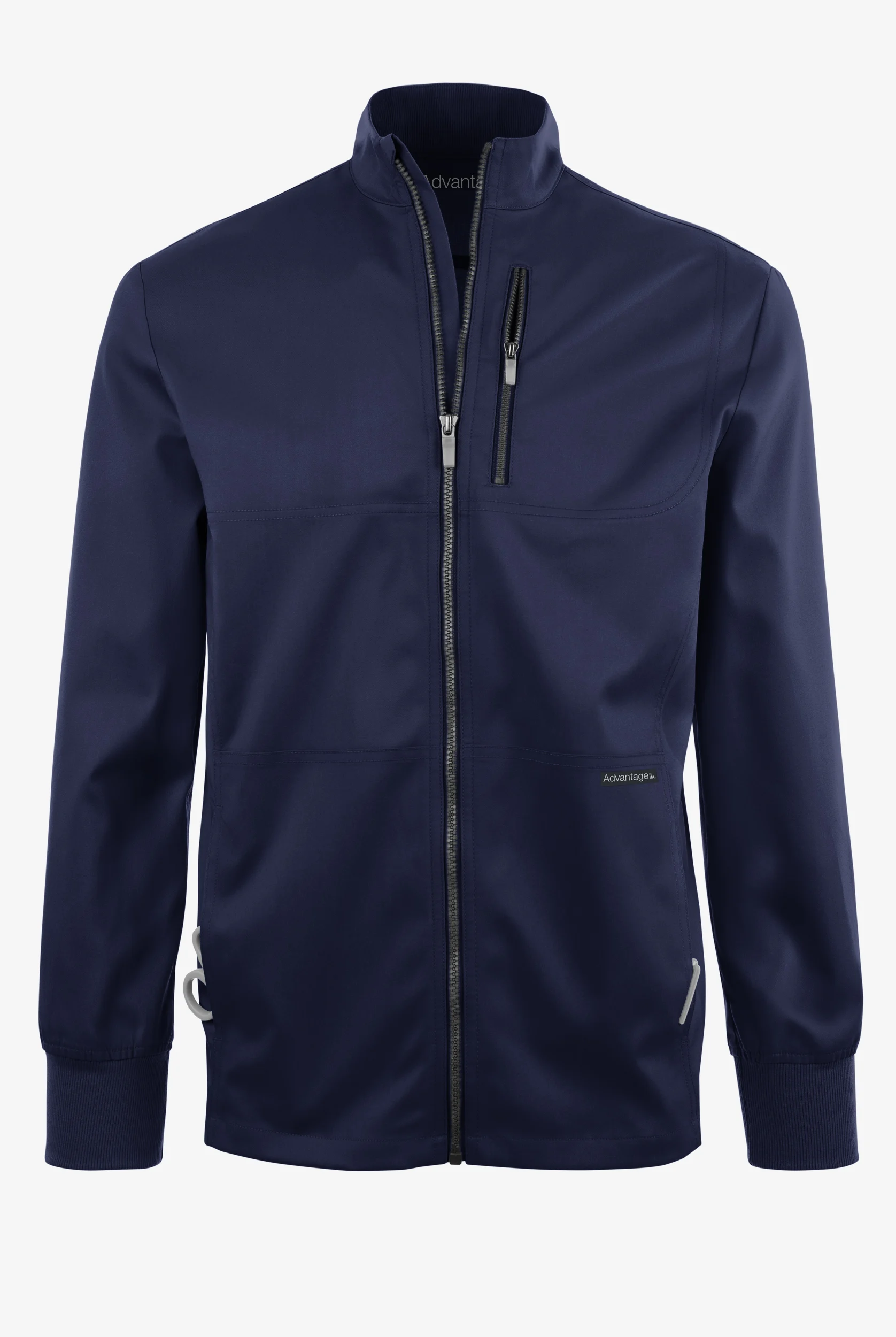 Advantage STRETCH Men's 4-Pocket Zip Front Warm-Up Scrub Jacket