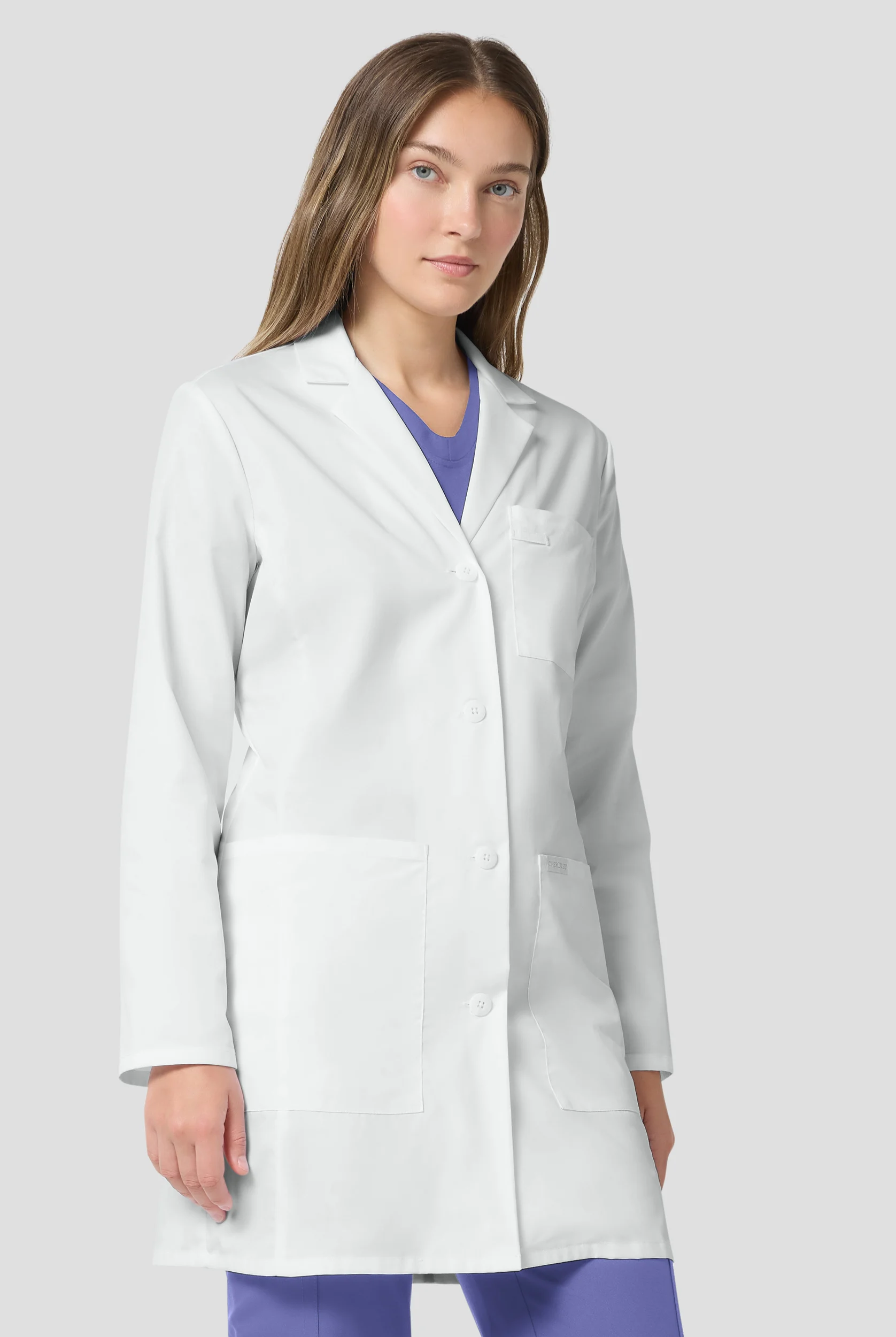 Cherokee Project Women's 33" 3-Pocket Lab Coat