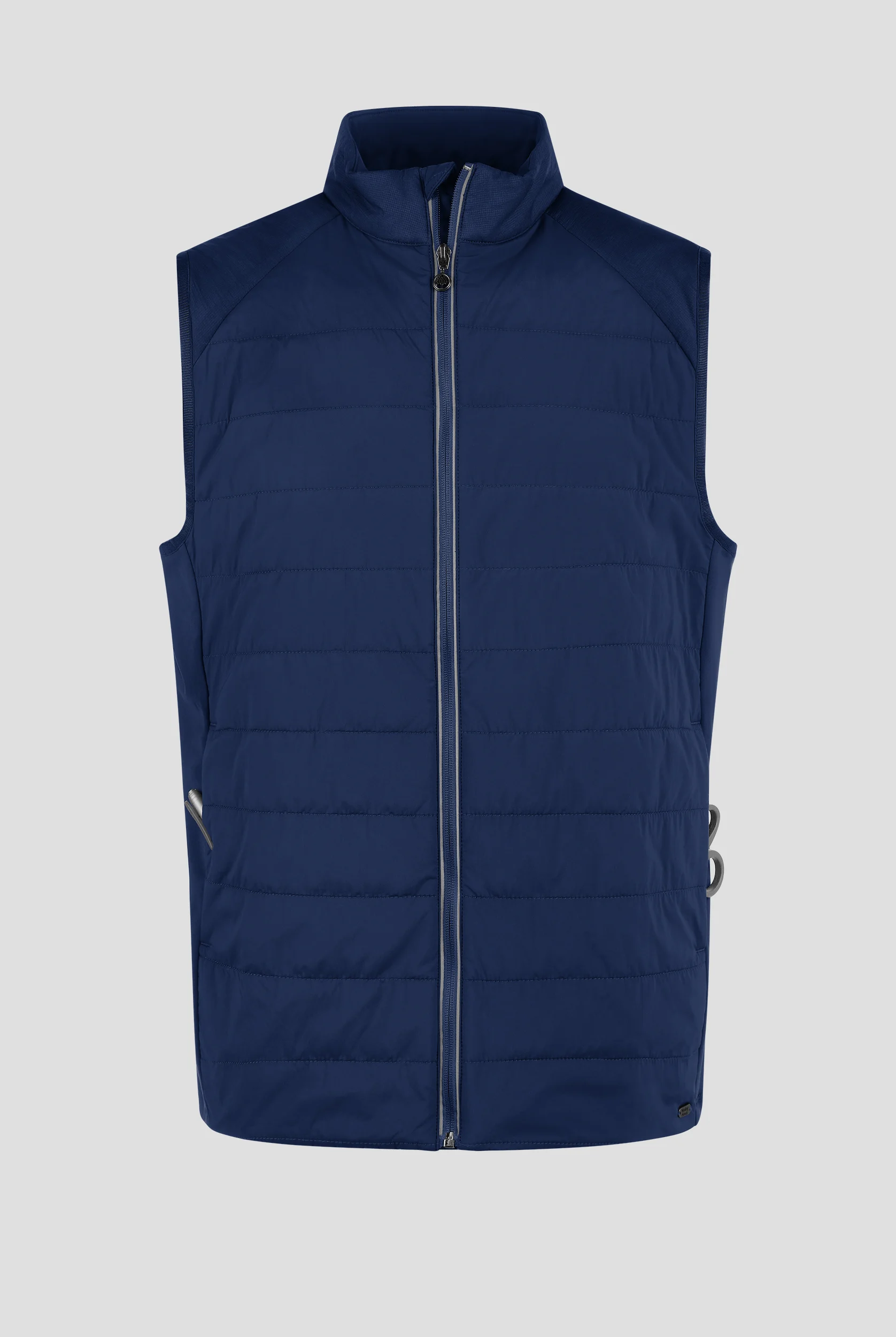 Healing Hands Purple Label Cade Men's 4-Pocket STRETCH Zip Front Scrub Vest