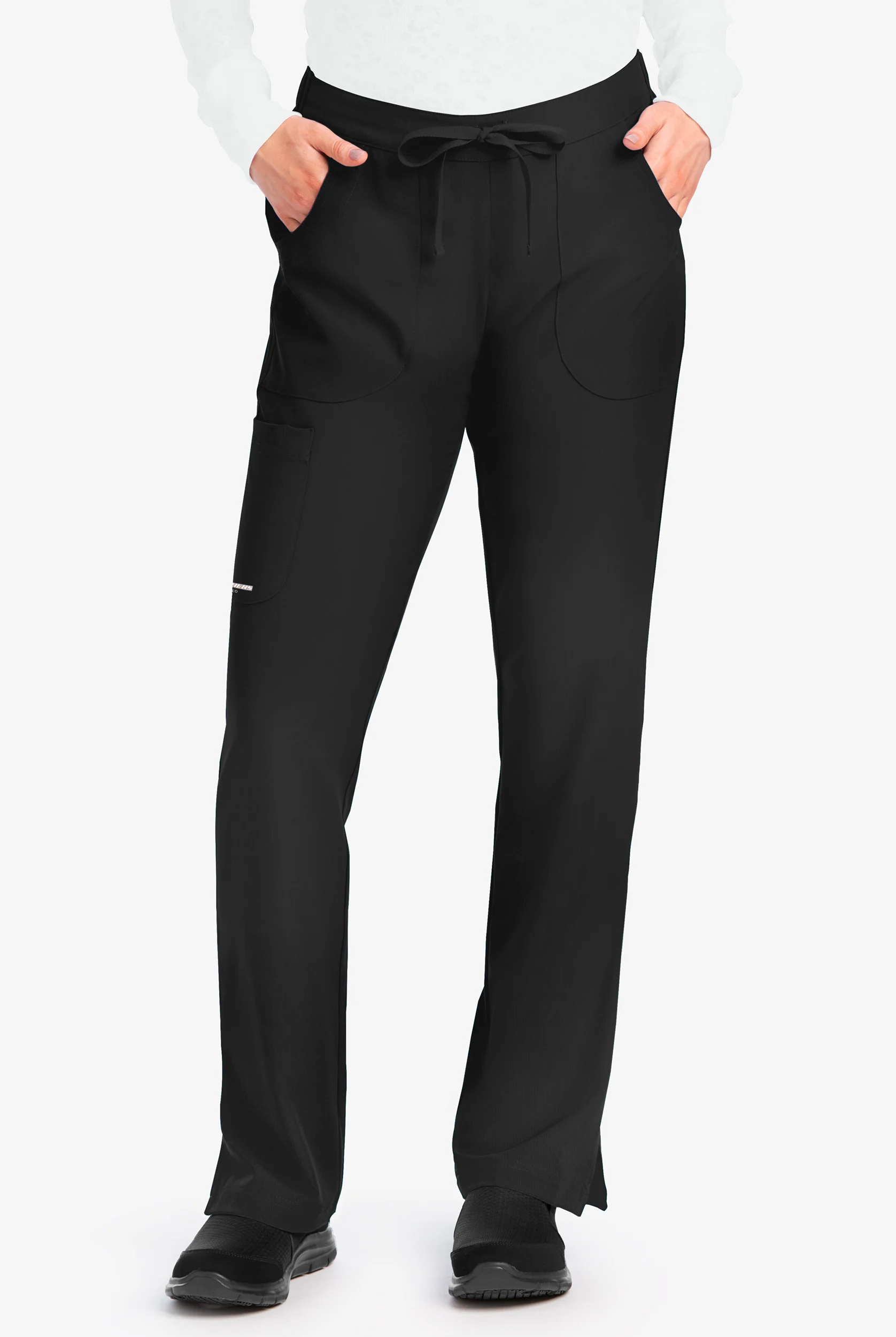 Skechers by Barco Reliance Women's 3-Pocket STRETCH Cargo Drawstring Scrub Pants