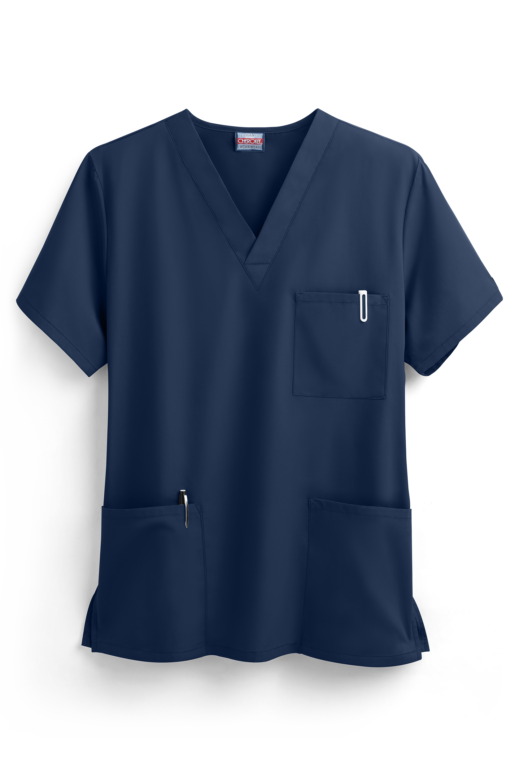 Cherokee Workwear Unisex 3-Pocket V-Neck Scrub Top