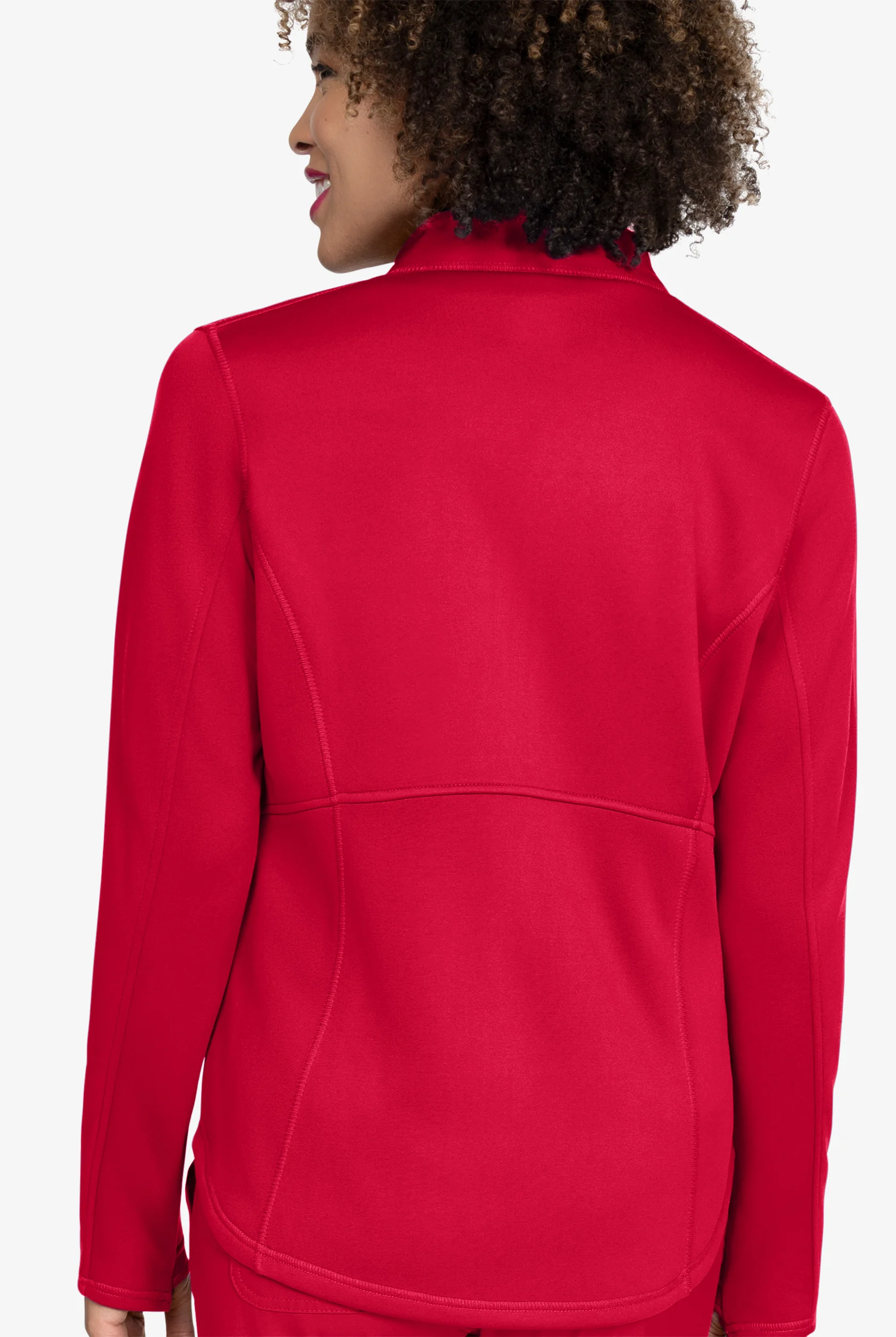 Zavate Ava Therese Megan Women's 2-Pocket Fleece Scrub Jacket
