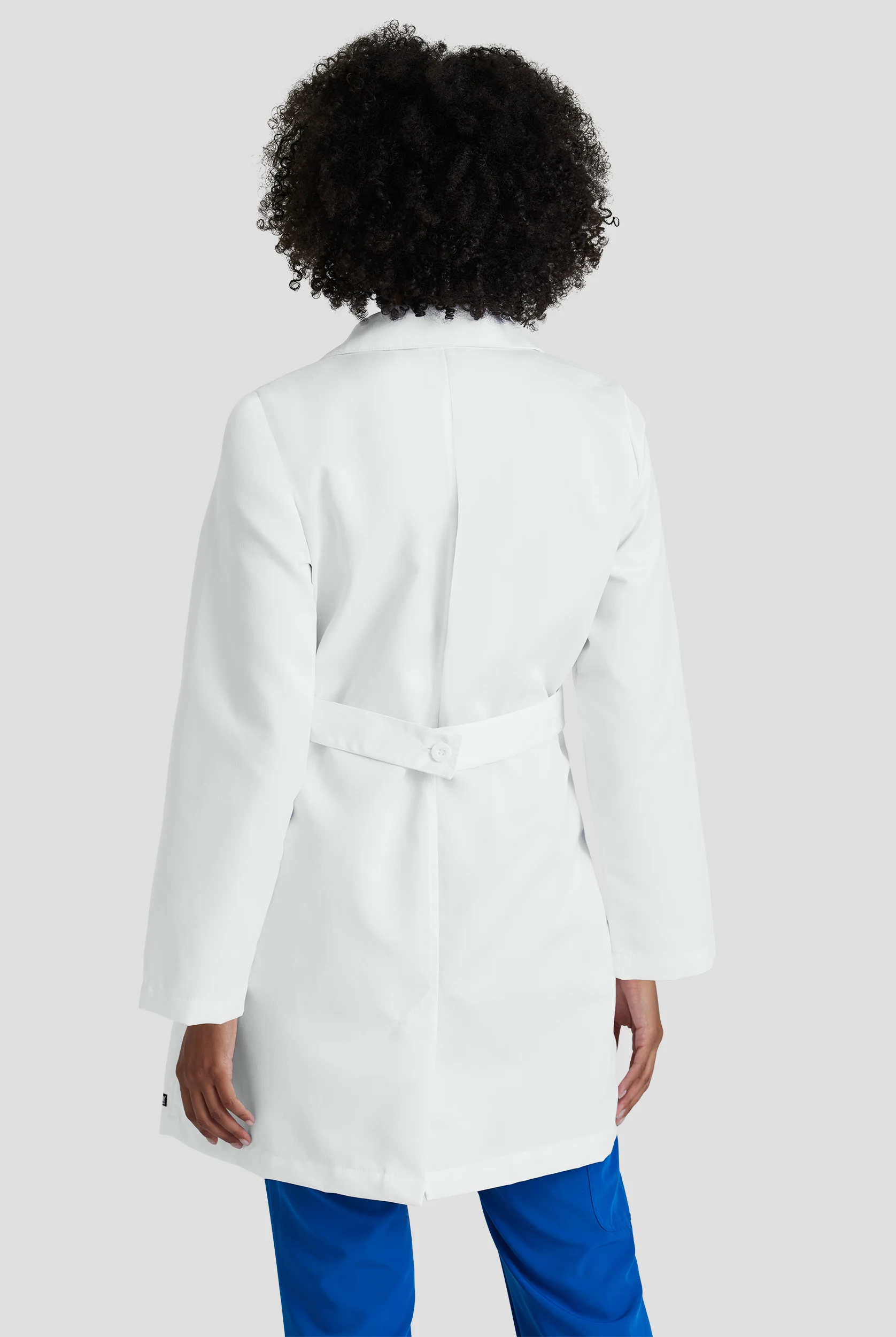 Bata de laboratorio Grey's Anatomy con cintur&oacute;n y 3 bolsillos para mujer