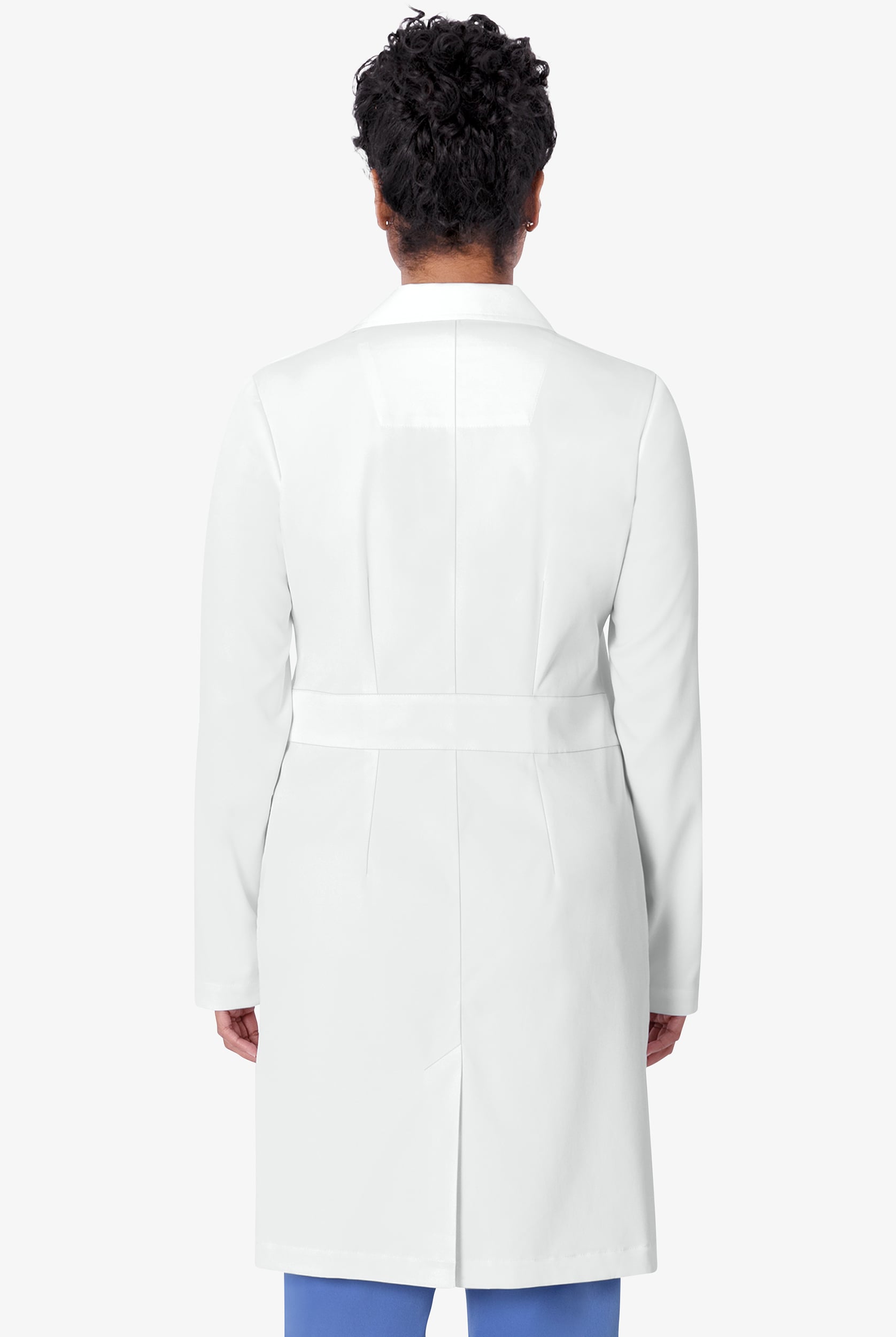 Healing Hands White Coat Minimalist Women's 37 &frac12;" 5-Pocket STRETCH Lab Coat