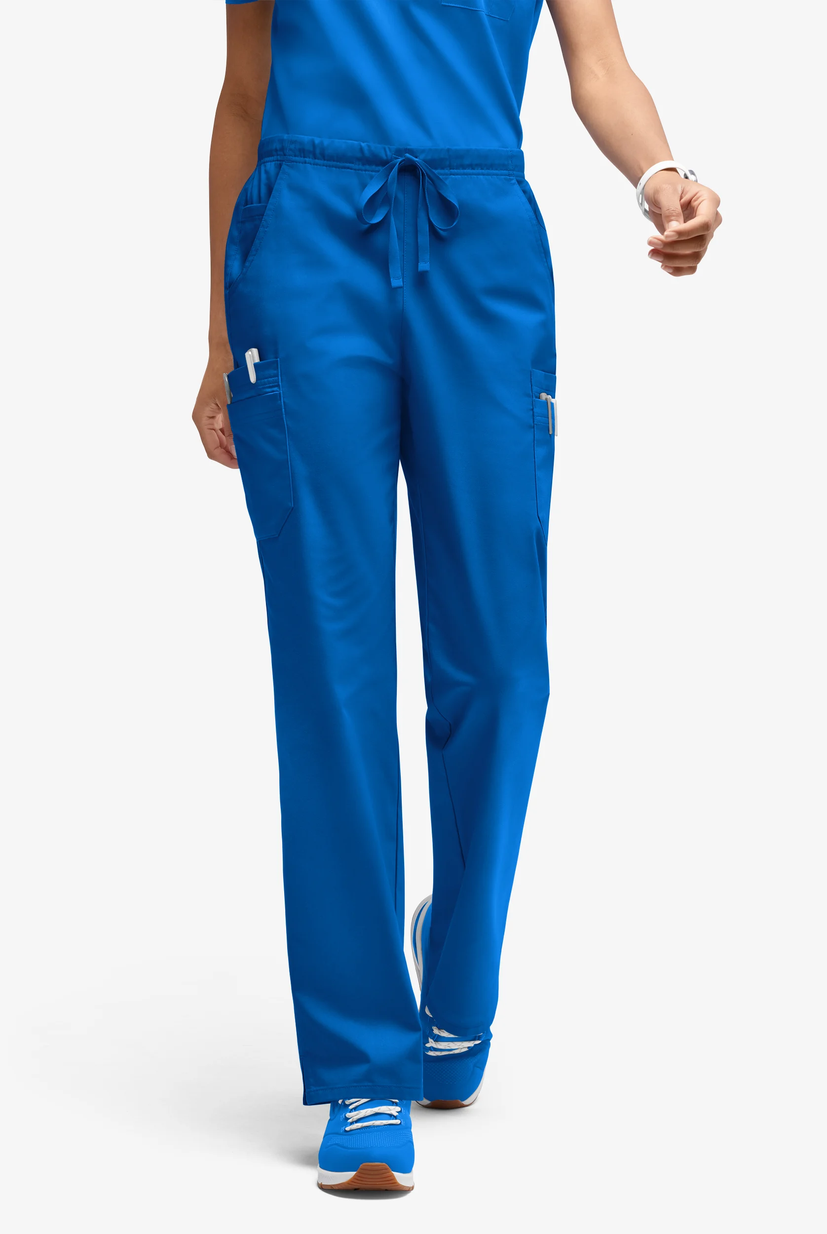 Butter-Soft STRETCH Women&rsquo;s 10-Pocket Mid Rise Straight Leg Scrub Pant