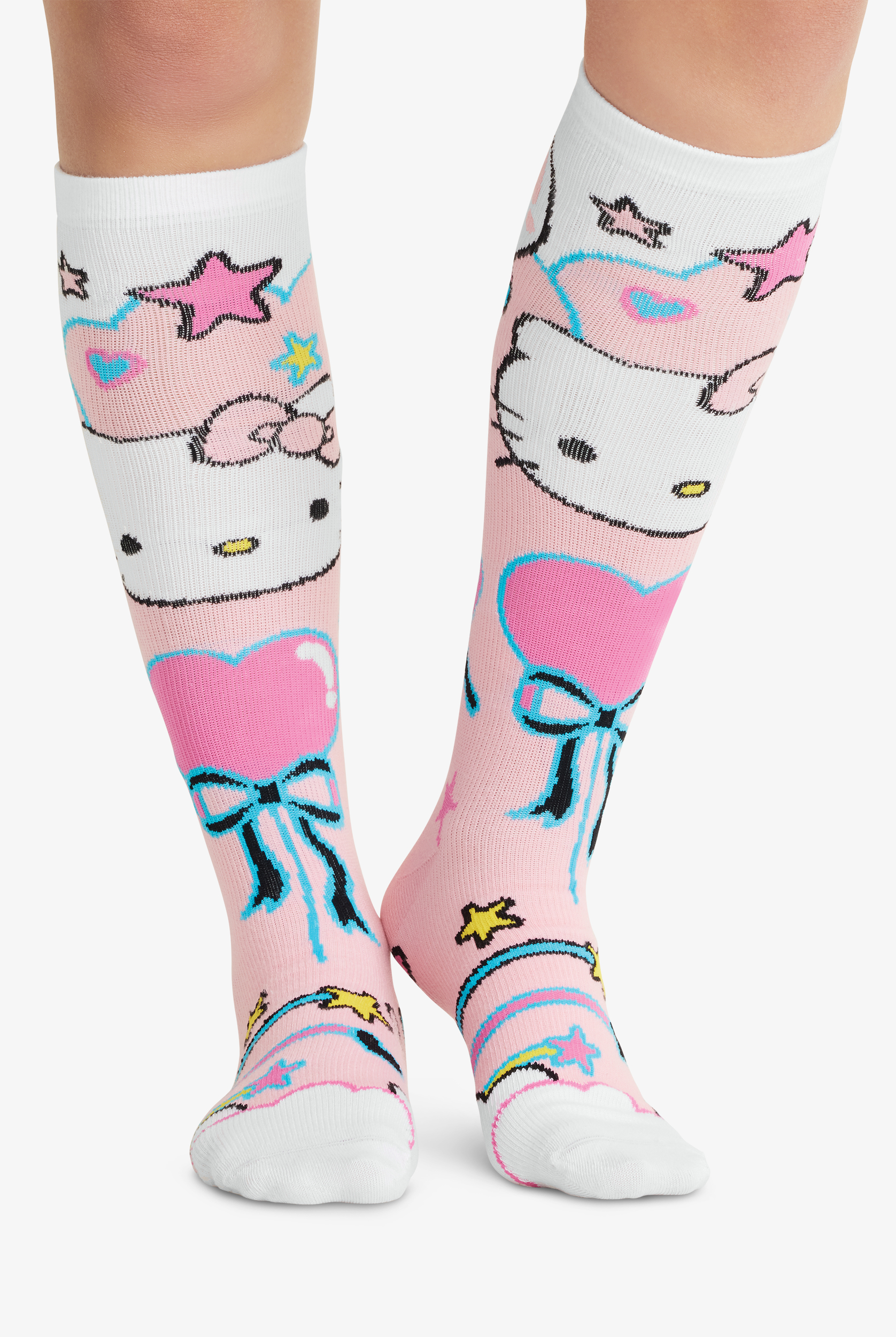 Tooniforms Yum-Yum-Yum Womens 10-15 mmHg Light Compression Socks