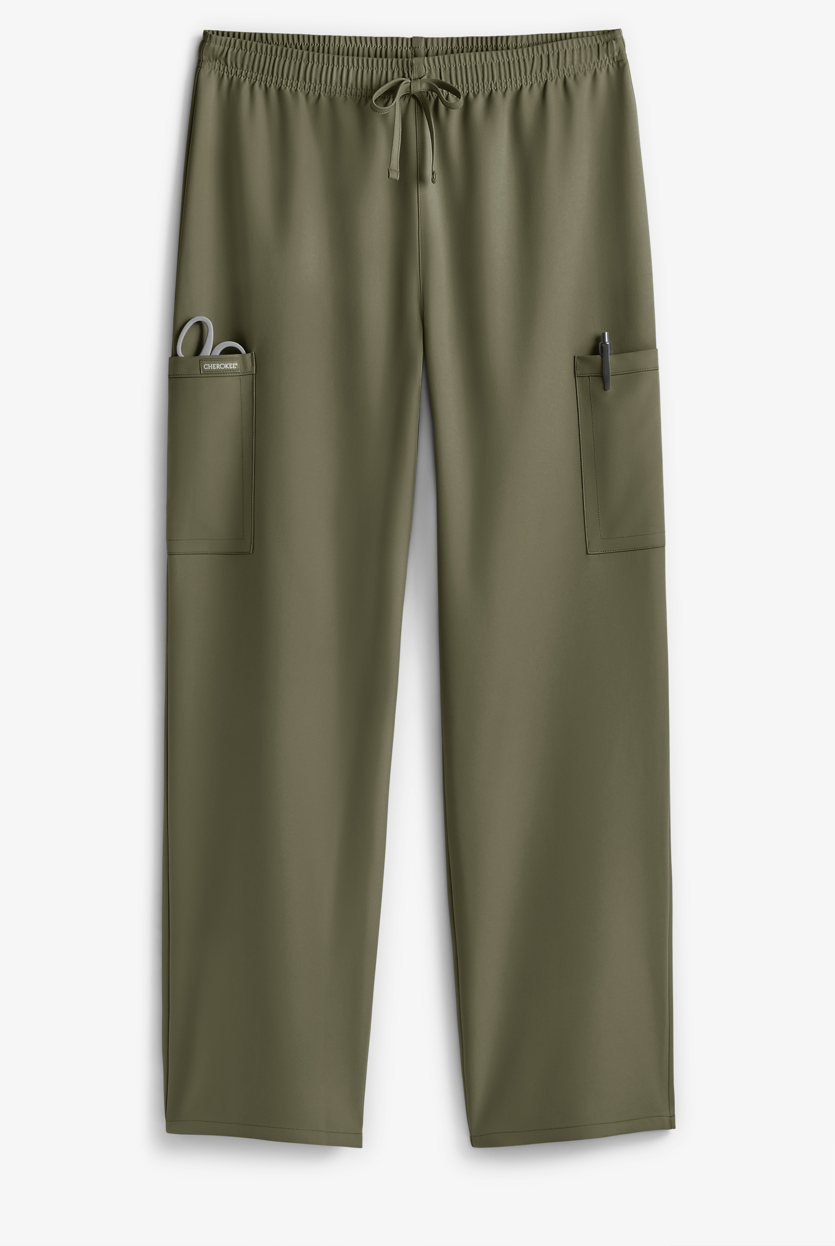 Cherokee Workwear Originals Ultra Unisex 3-Pocket Drawstring Straight Leg Scrub Pants