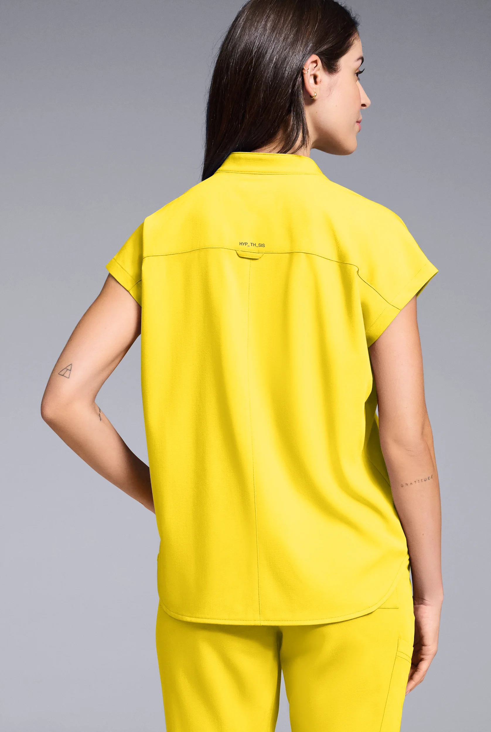 Hypothesis Women's Meta Oversized Dolman Sleeve Scrub Top