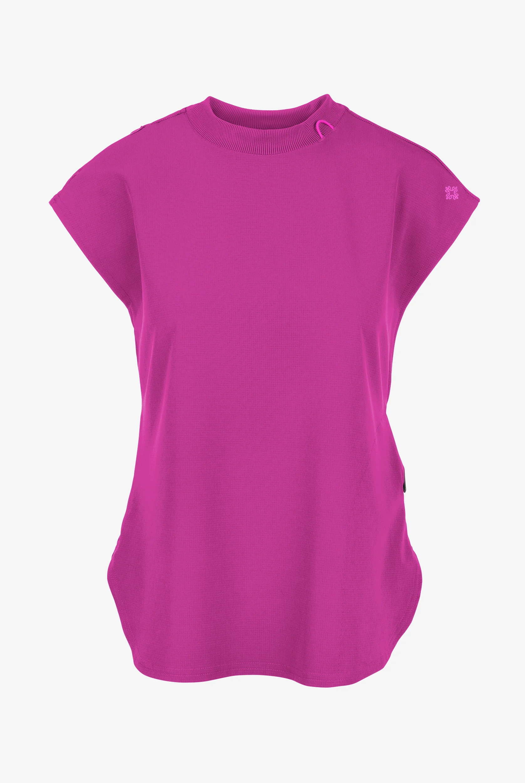 Blusa m&eacute;dica Med Couture Amp STRETCH con cuello redondo y 2 bolsillos para mujer