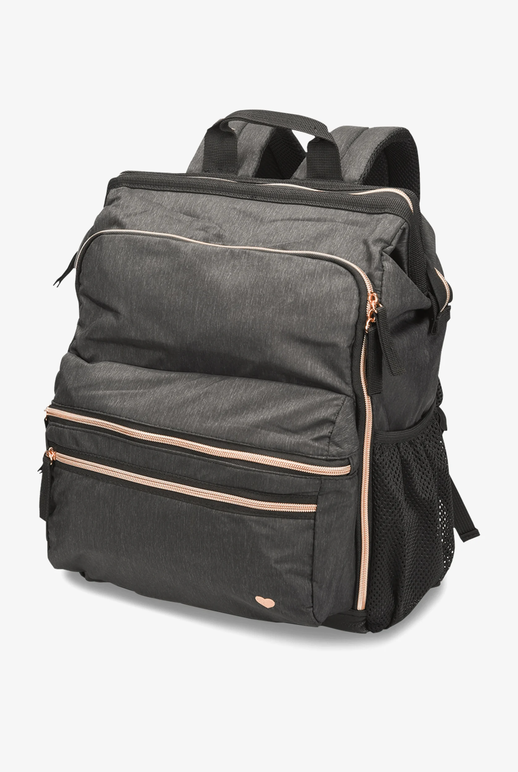Nurse Mates Charcoal/ Rose Gold Ultimate Nursing Backpack