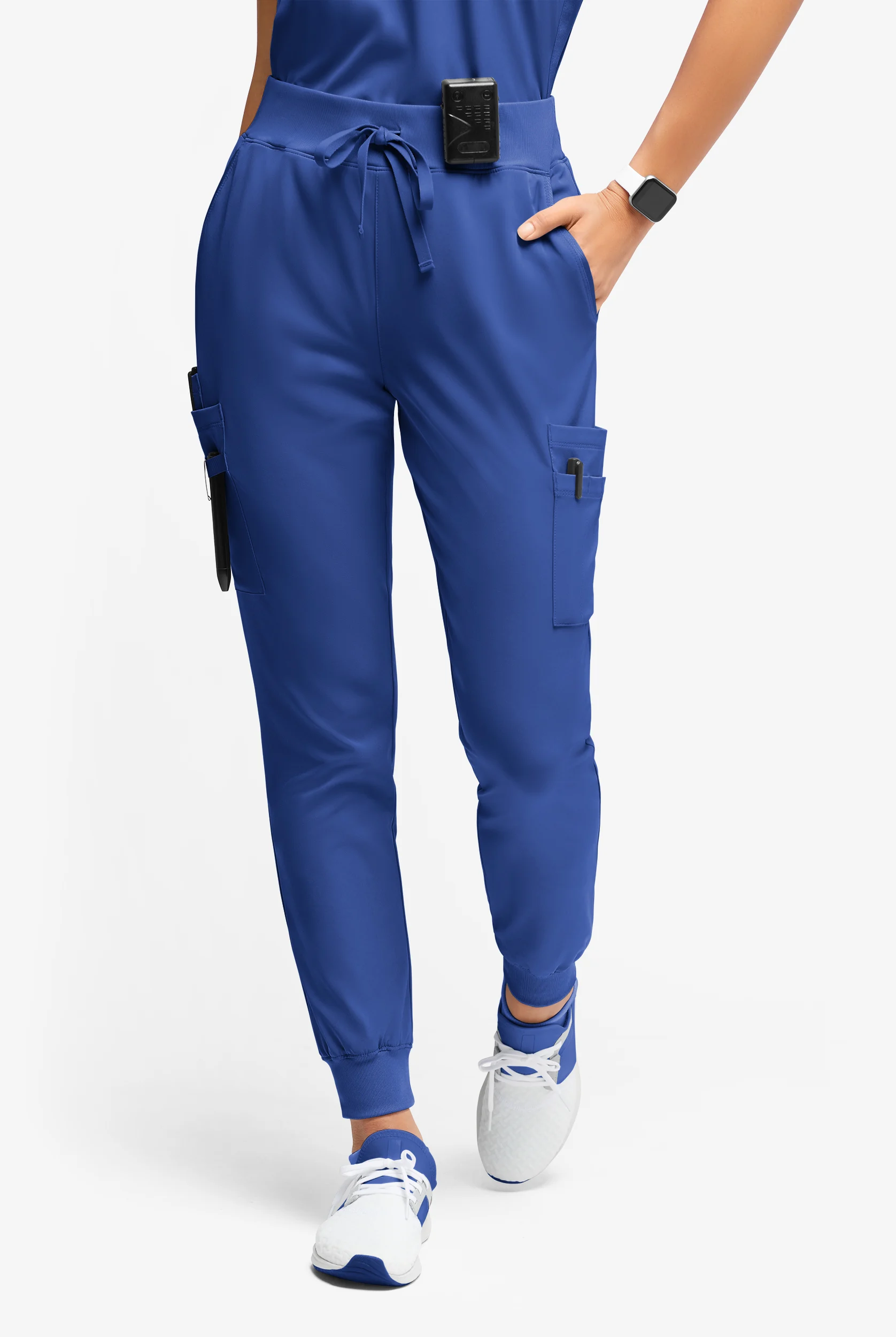 WhisperLite YARA Women's 10-Pocket Cargo Jogger Scrub Pants