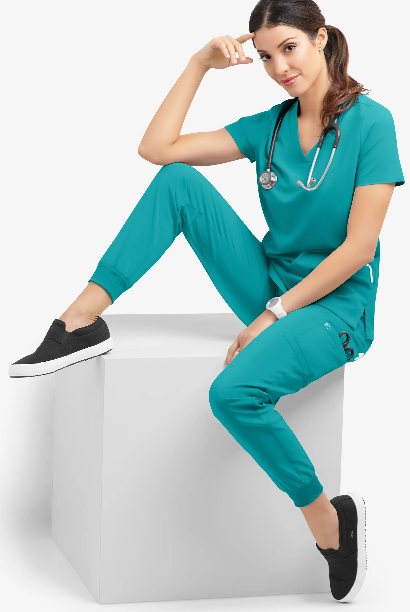 Easy STRETCH Mila Women's 7-Pocket Jogger Scrub Pants