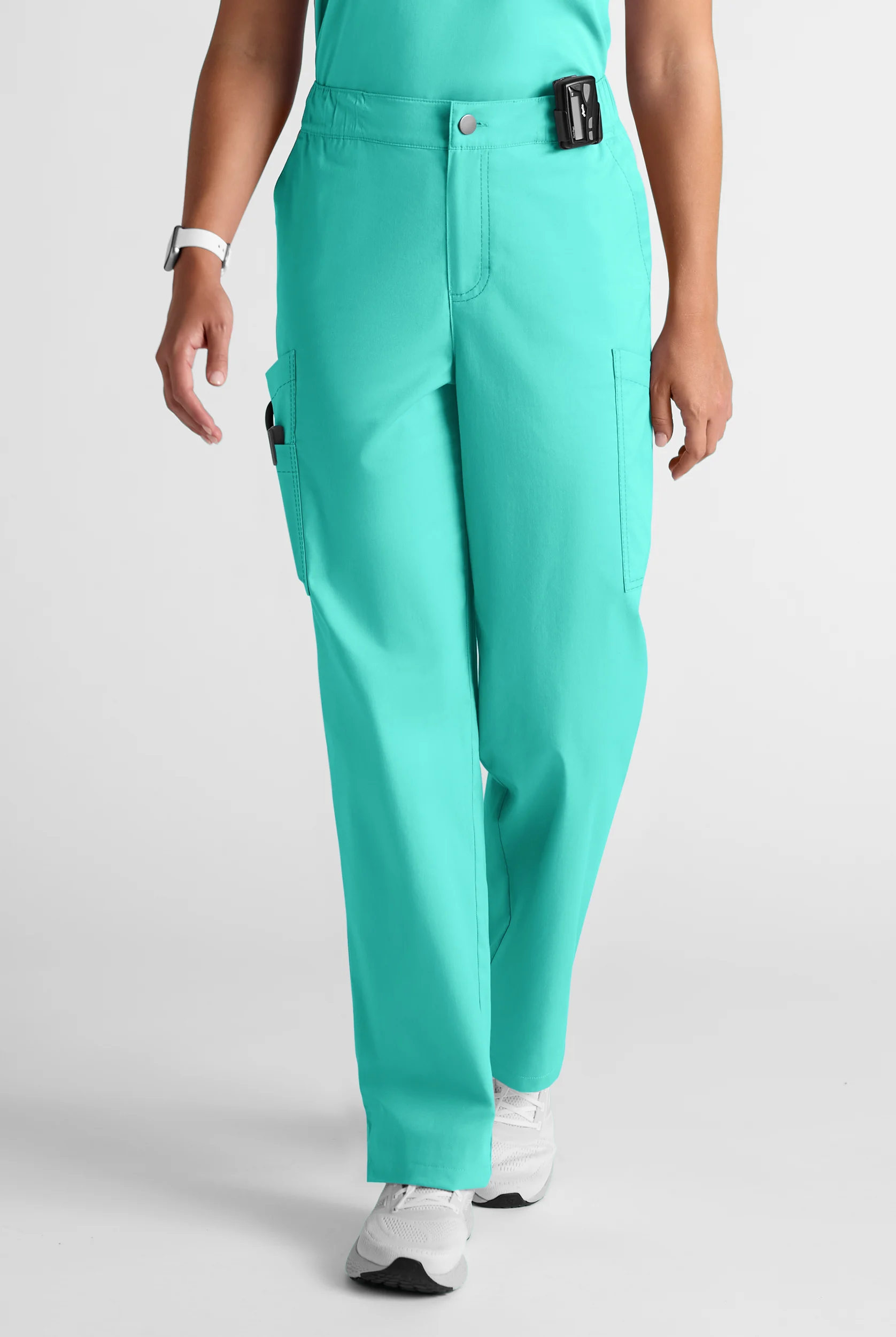 Butter-Soft STRETCH Women's 10-Pocket Straight Leg Cargo Scrub Pants