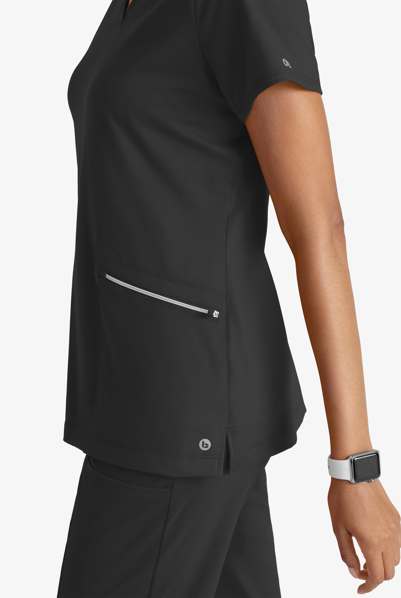 Barco One Performance Knit Victory Women's 2-Pocket STRETCH V-Neck Scrub Top