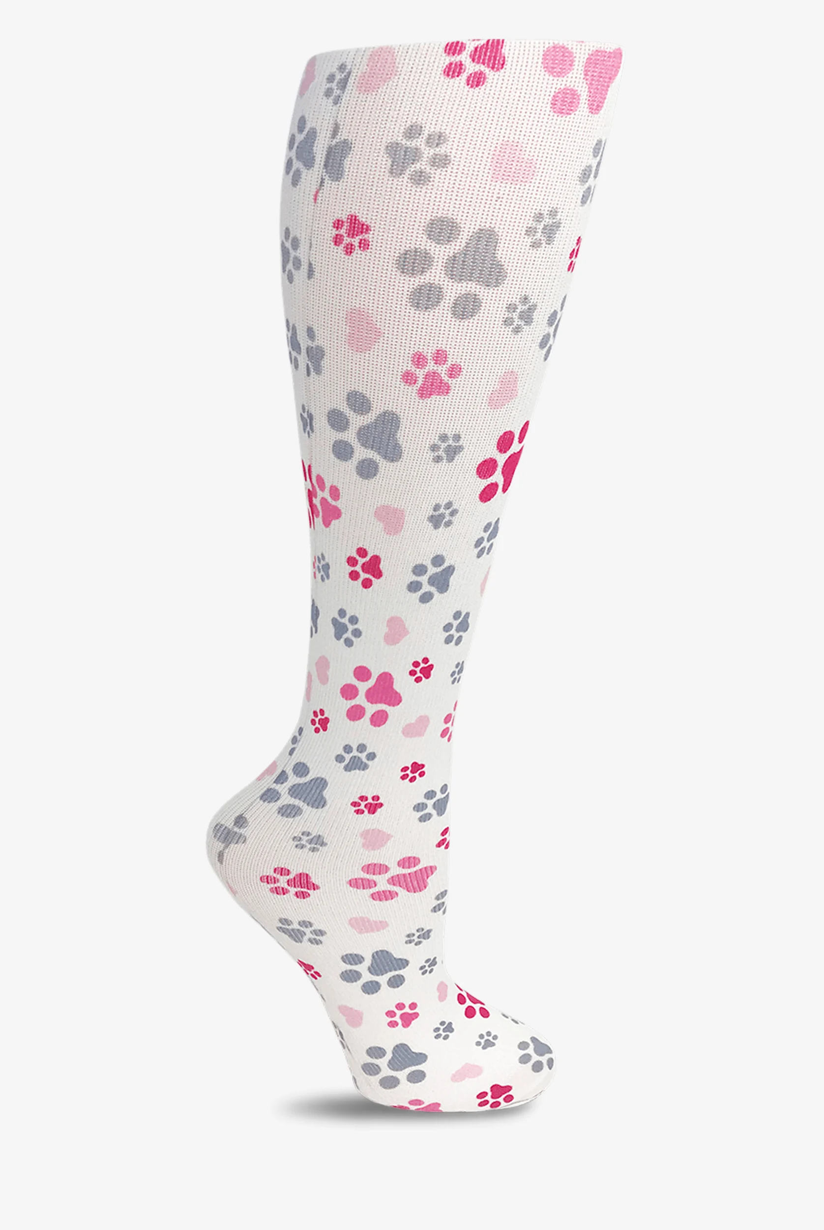 Calcetines de compresión anchos Cutieful Puppy Love para mujer exclusivos de UA - 10-18 mmHg