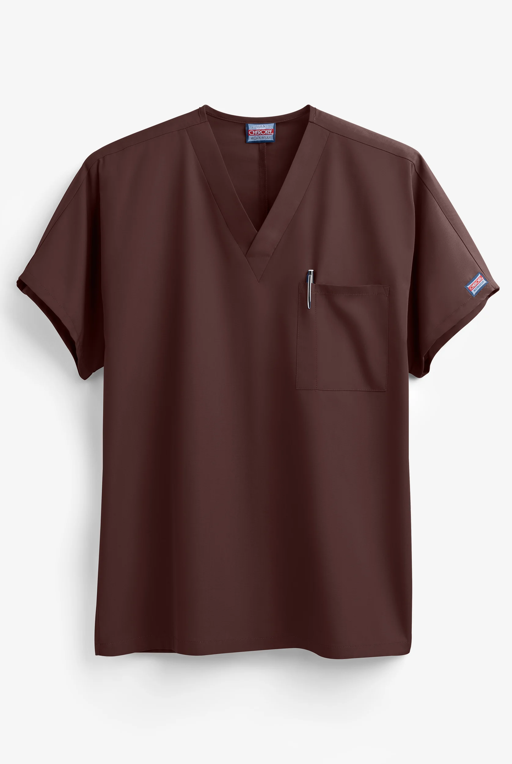 Blusa m&eacute;dica unisex Cherokee Workwear con 1 bolsillo y cuello en V
