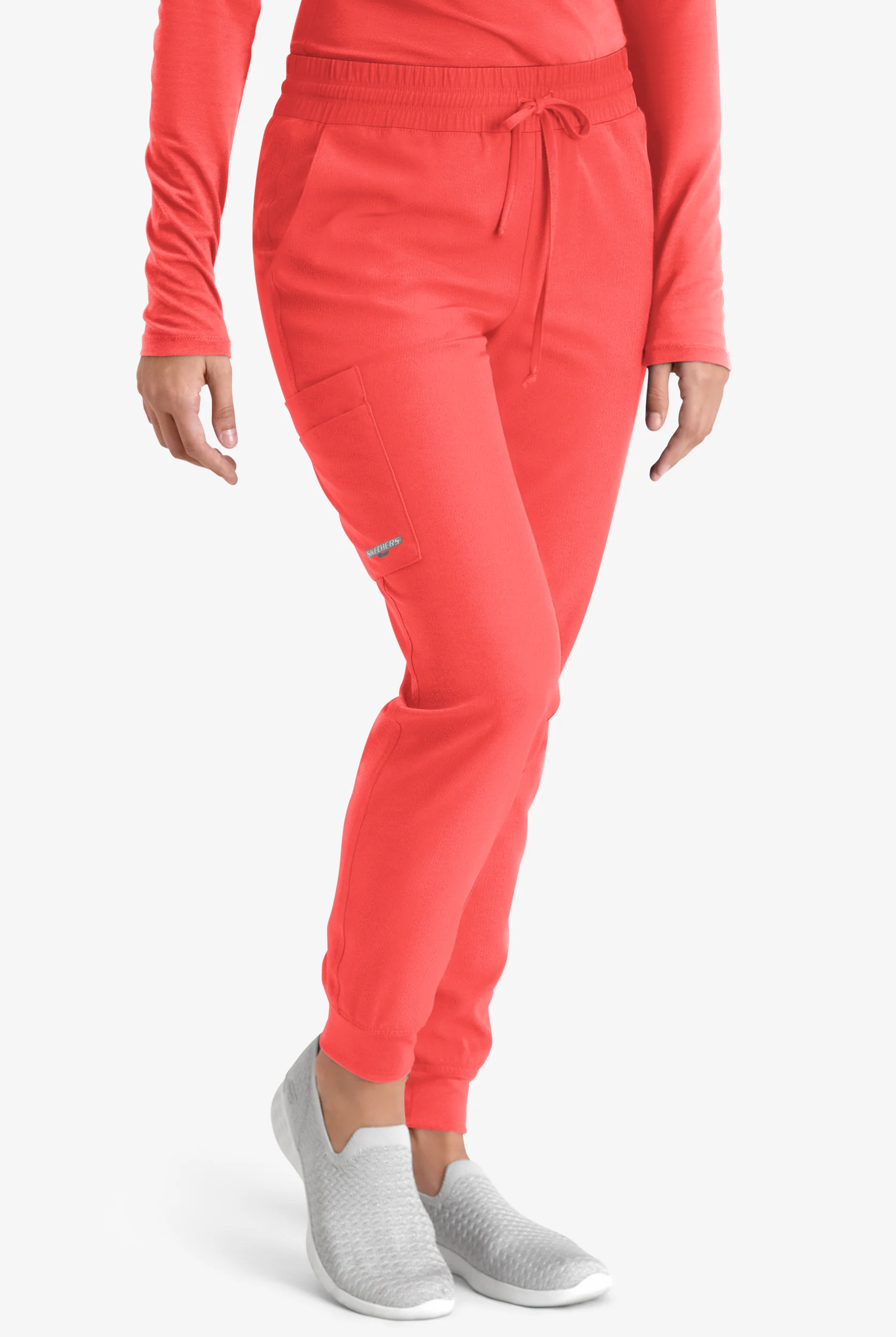 Skechers by Barco Theory Women's 4-Pocket STRETCH Cargo Jogger Scrub Pants