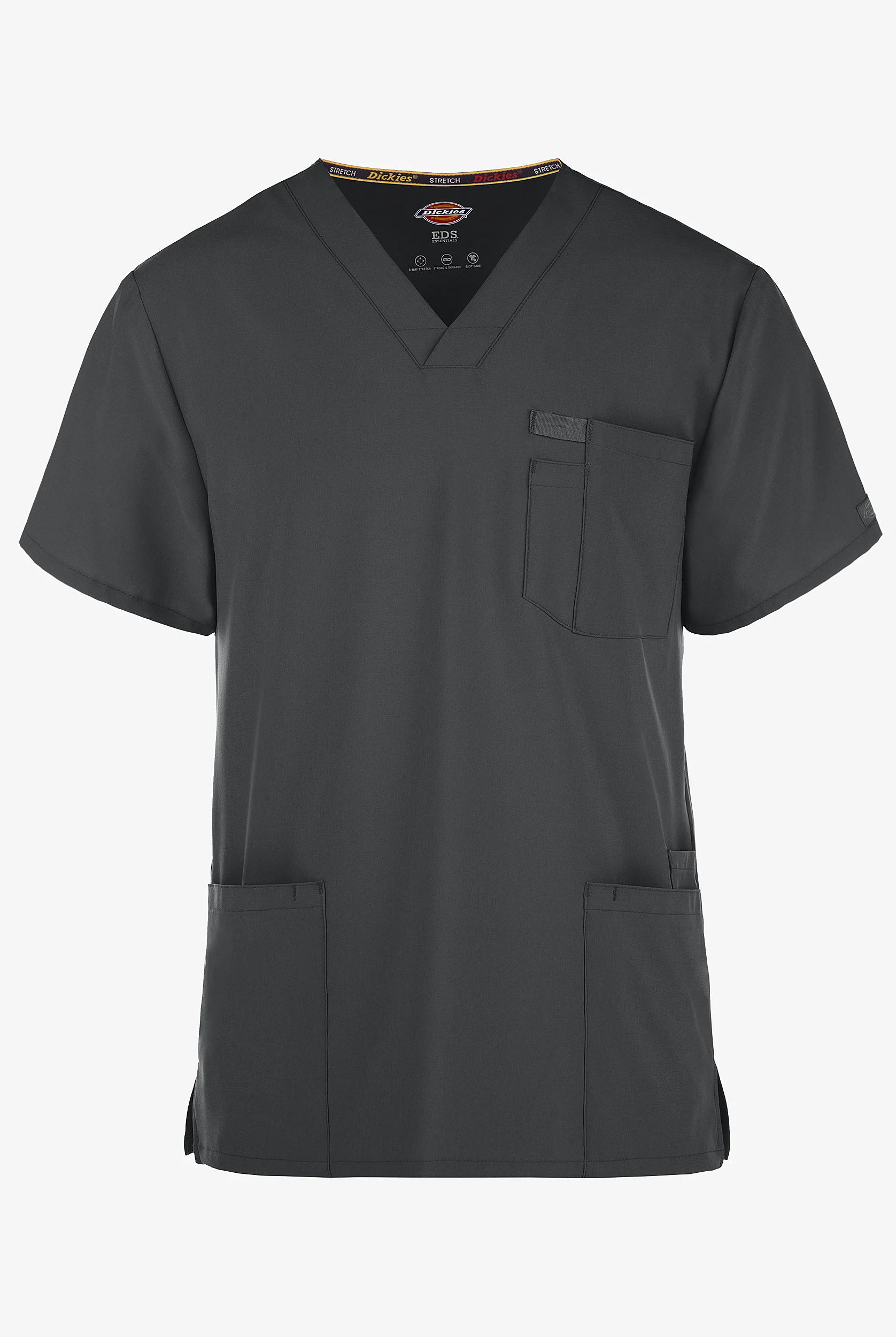 Dickies EDS Essentials Men's 4-Pocket STRETCH V-Neck Scrub Top