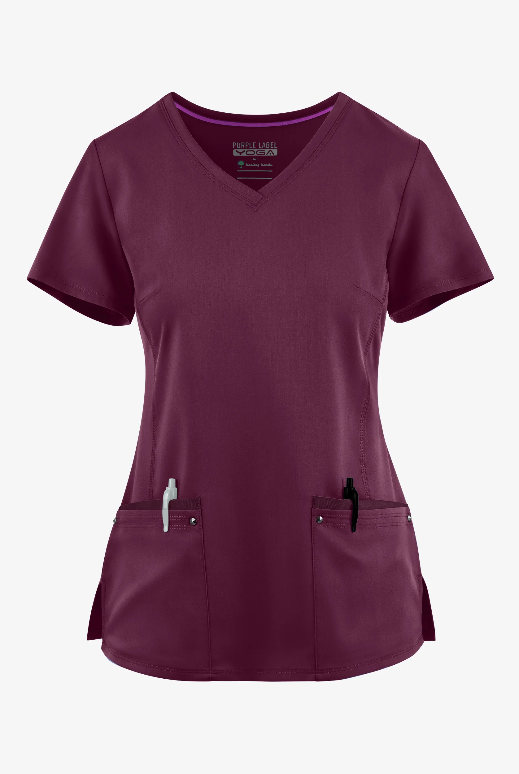 Healing Hands Purple Label Juliet Women's 2-Pocket STRETCH Princess Seam Scrub Top