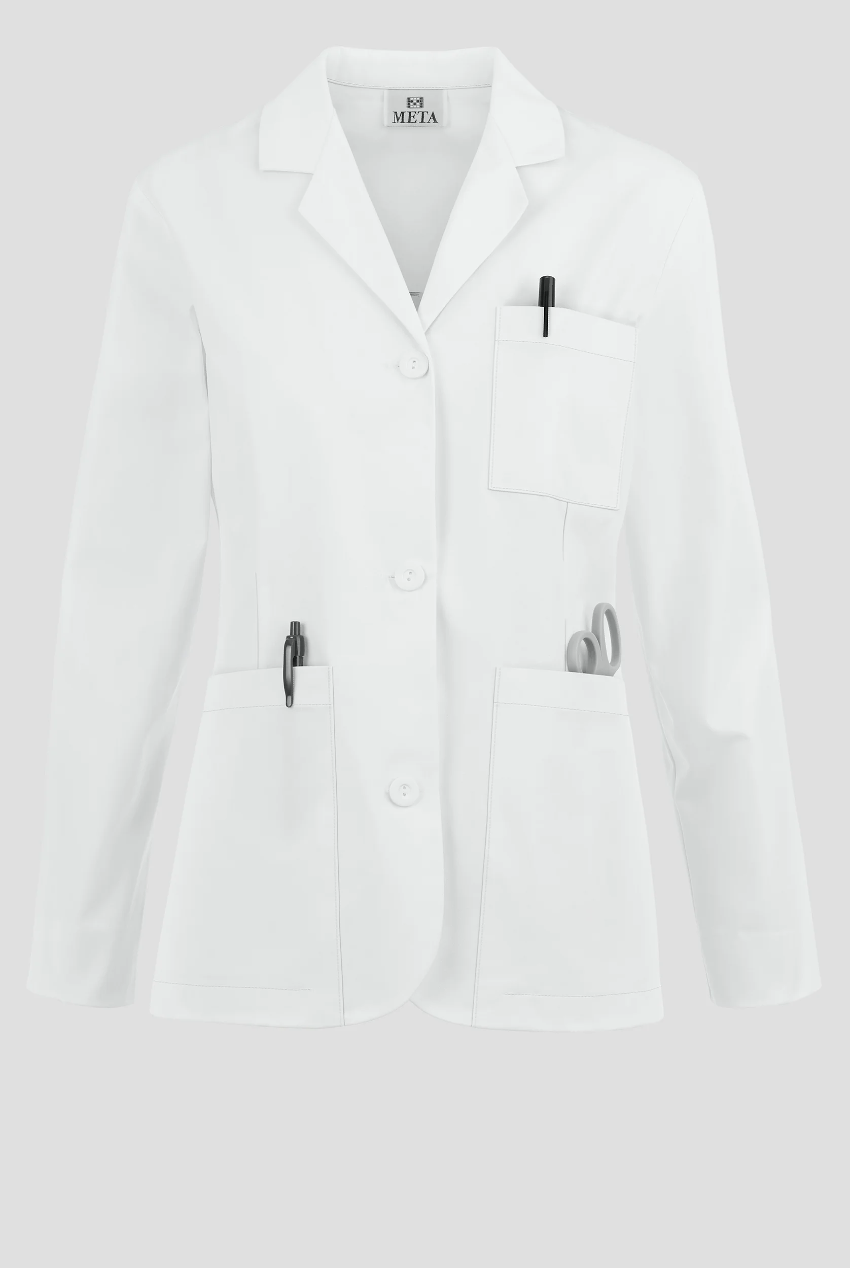White Swan Meta Women's 28" 7-Pocket Lab Coat